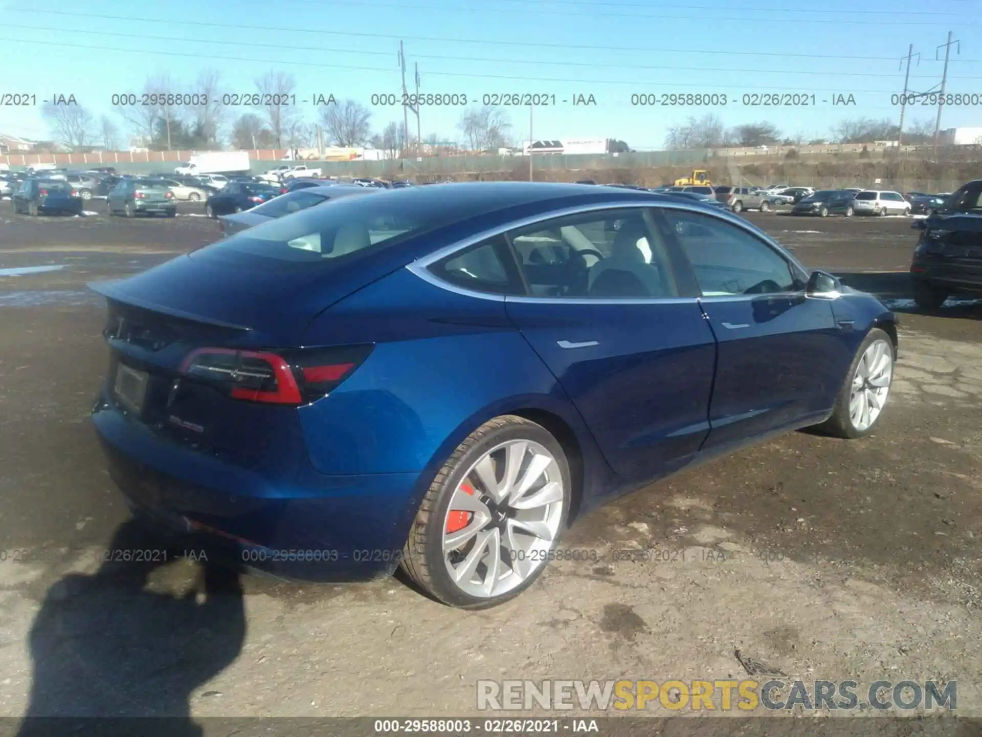 4 Фотография поврежденного автомобиля 5YJ3E1EB0KF231676 TESLA MODEL 3 2019