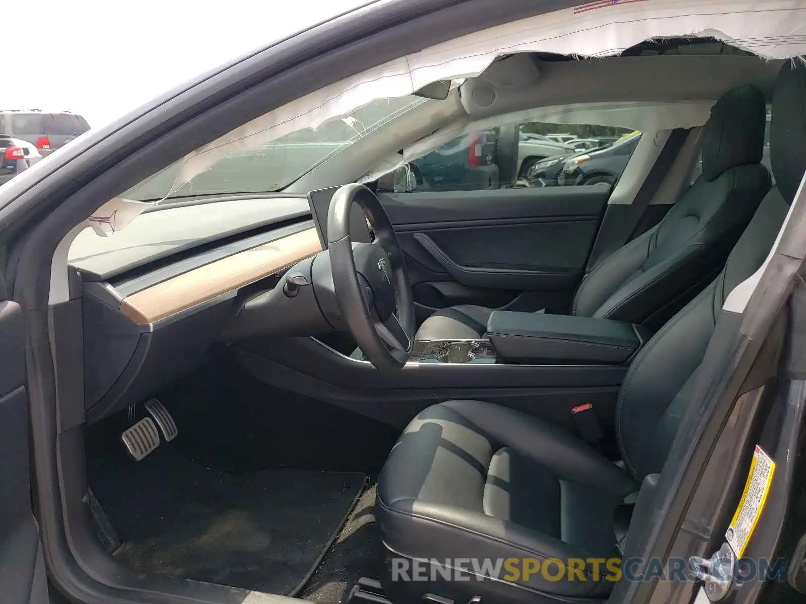 5 Photograph of a damaged car 5YJ3E1EB0KF237607 TESLA MODEL 3 2019