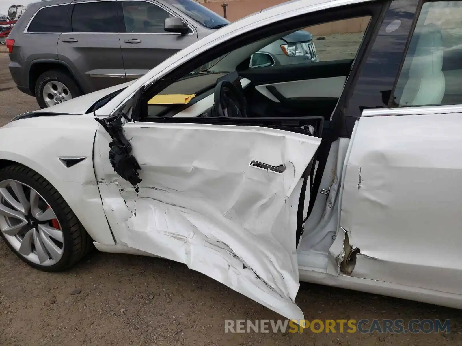 9 Photograph of a damaged car 5YJ3E1EB0KF238269 TESLA MODEL 3 2019