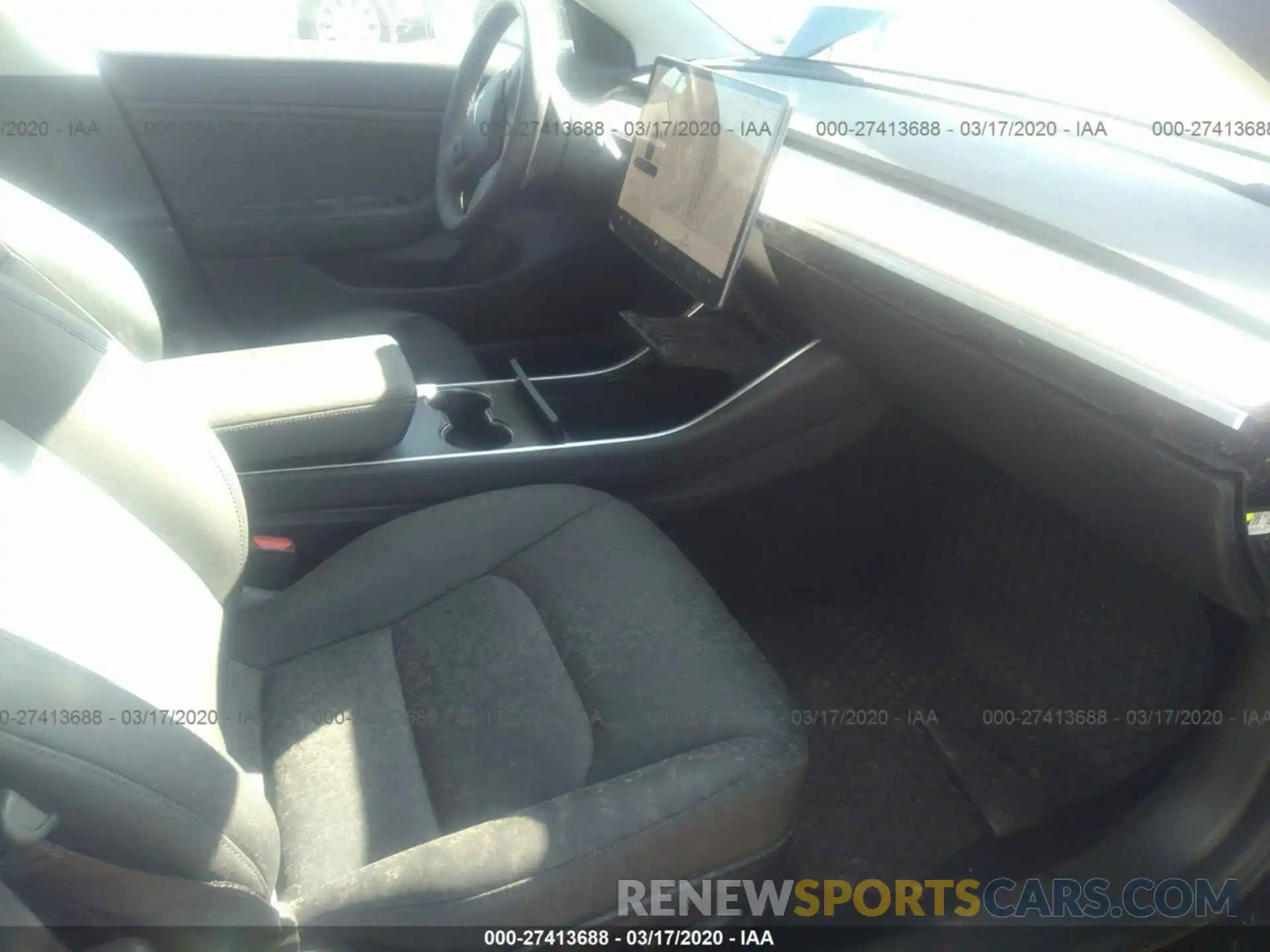 5 Photograph of a damaged car 5YJ3E1EB0KF361375 TESLA MODEL 3 2019