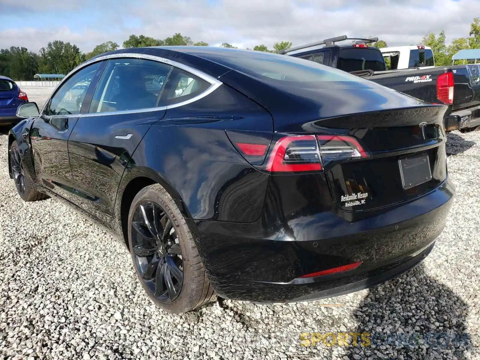 3 Photograph of a damaged car 5YJ3E1EB0KF384235 TESLA MODEL 3 2019