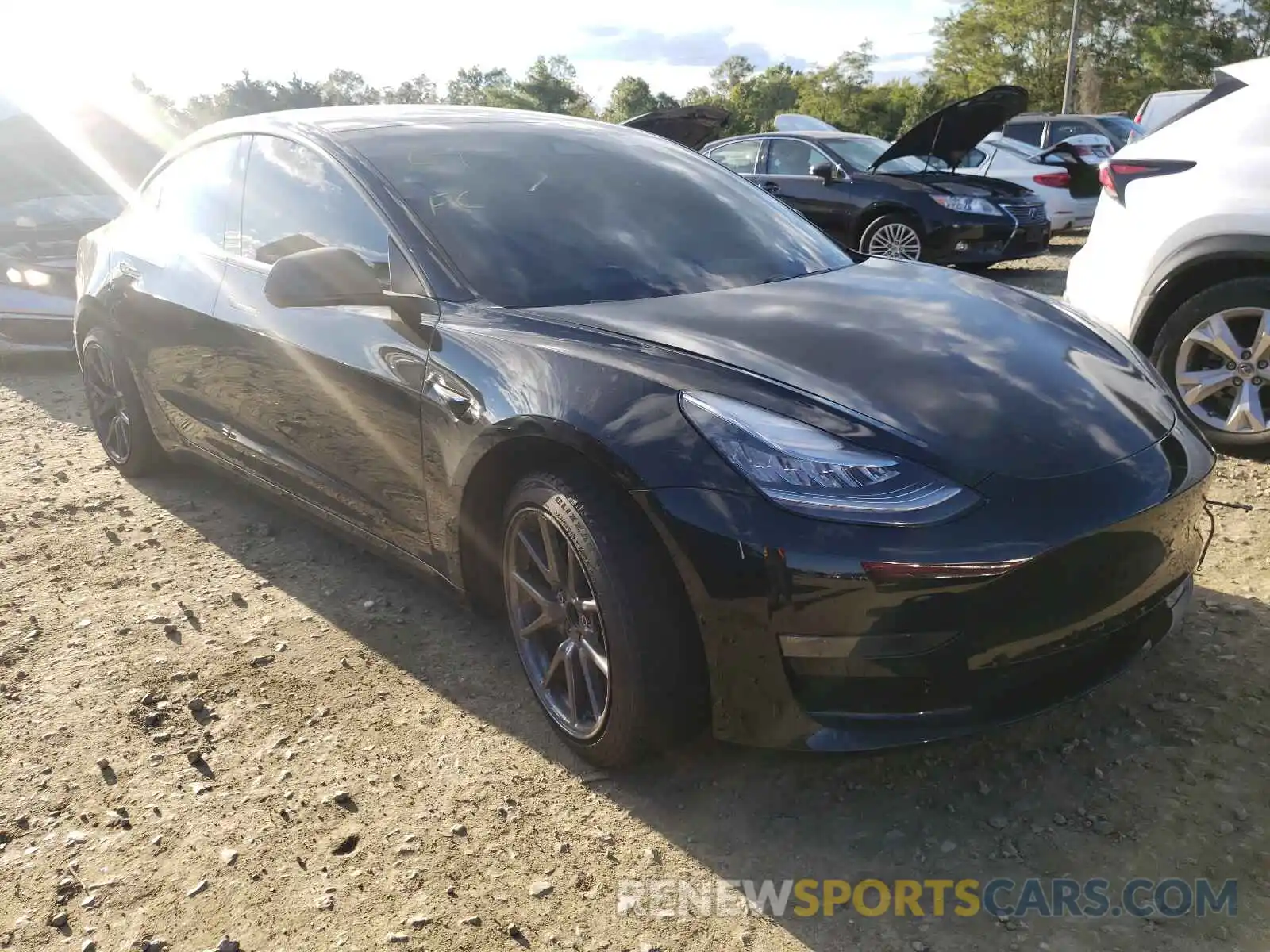 1 Фотография поврежденного автомобиля 5YJ3E1EB0KF385319 TESLA MODEL 3 2019