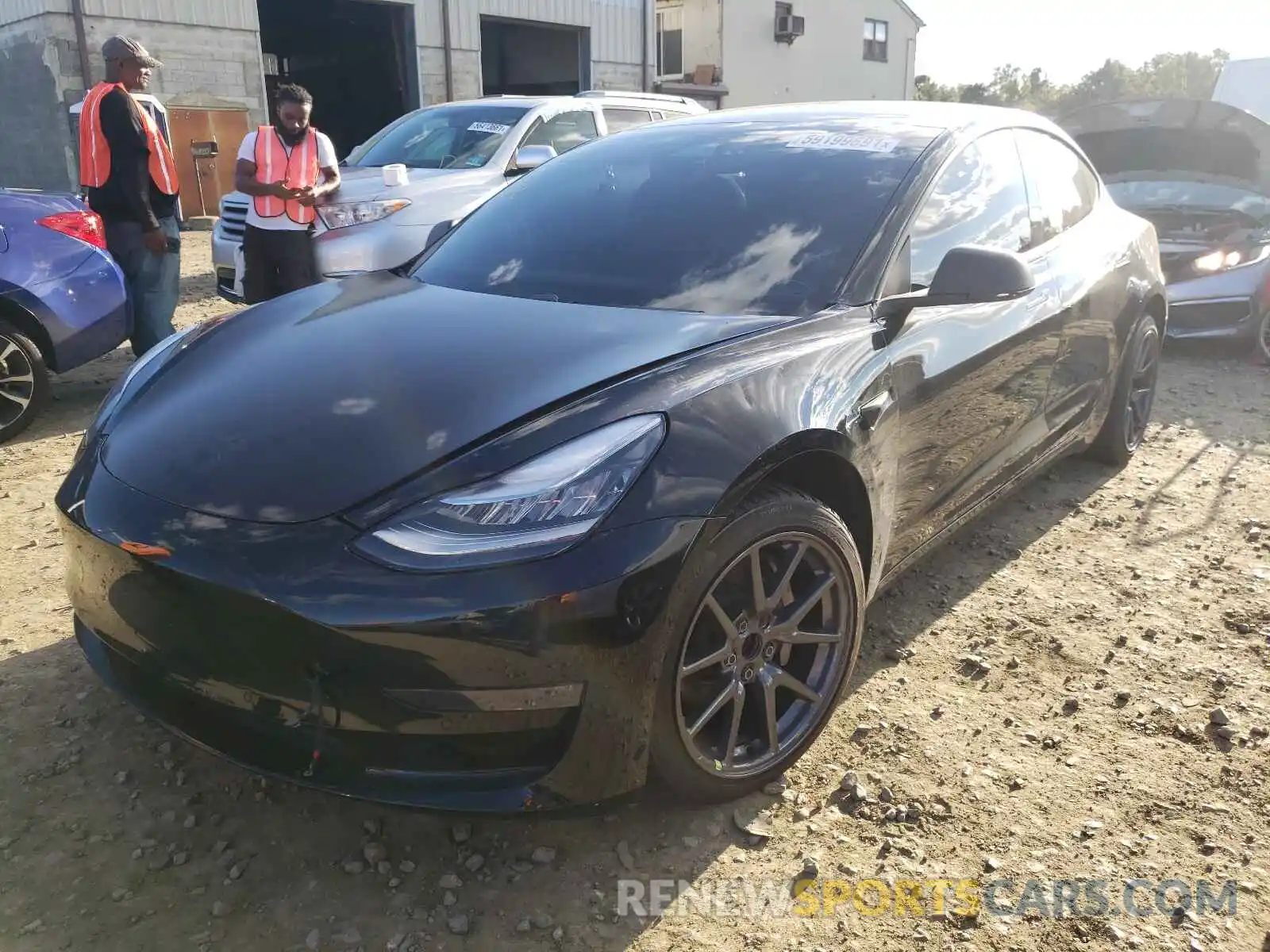 2 Фотография поврежденного автомобиля 5YJ3E1EB0KF385319 TESLA MODEL 3 2019