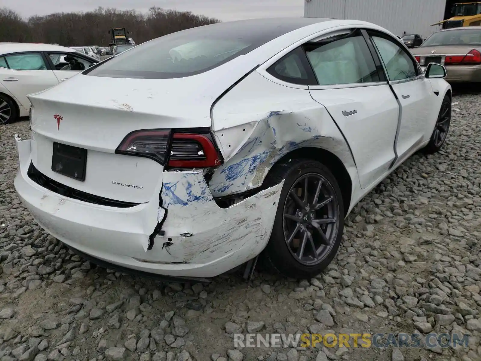 4 Photograph of a damaged car 5YJ3E1EB0KF388401 TESLA MODEL 3 2019