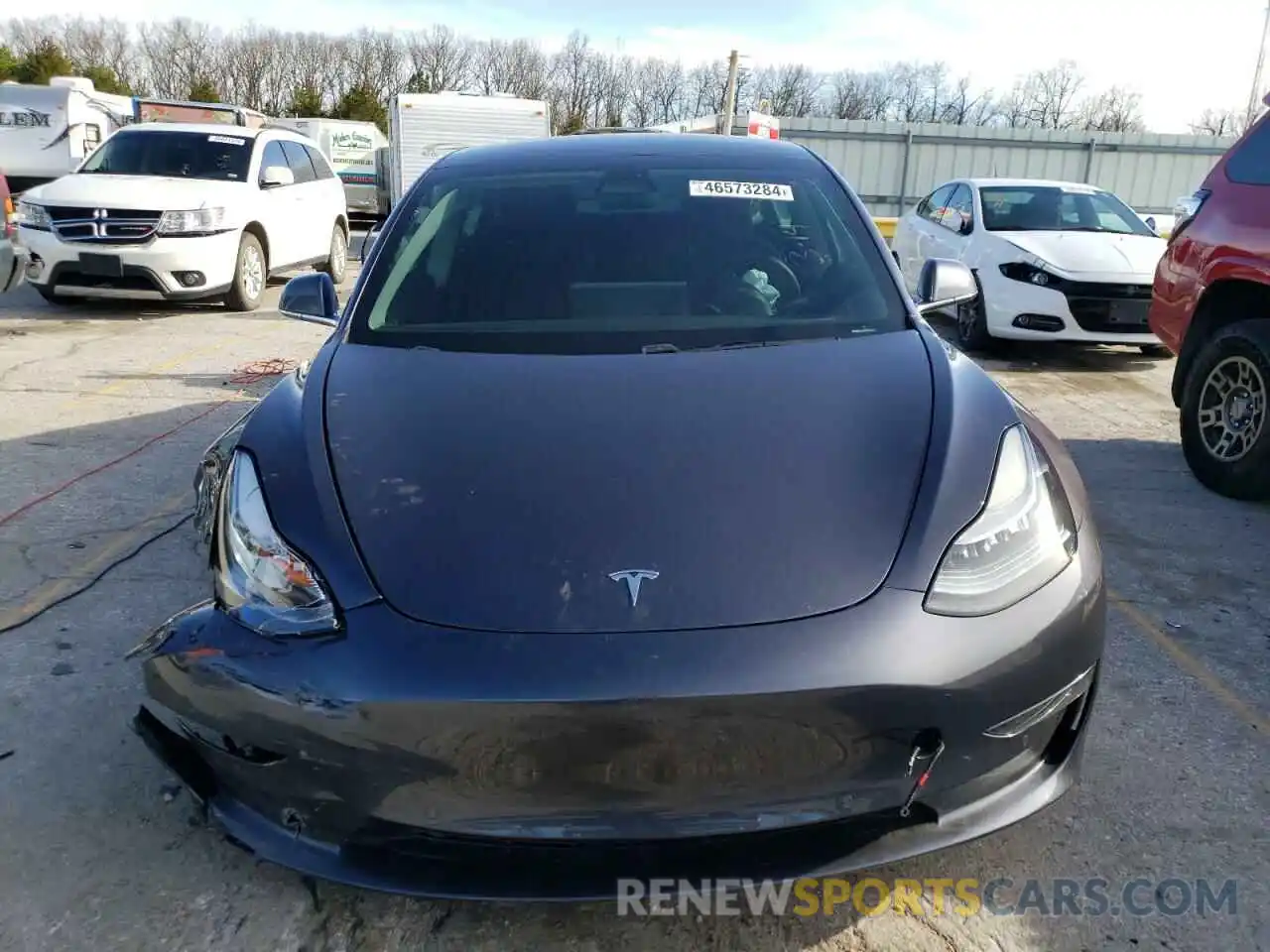 5 Photograph of a damaged car 5YJ3E1EB0KF389550 TESLA MODEL 3 2019