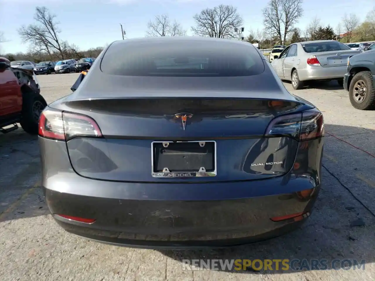 6 Photograph of a damaged car 5YJ3E1EB0KF389550 TESLA MODEL 3 2019