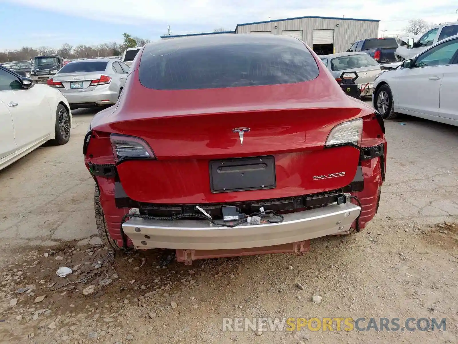 9 Photograph of a damaged car 5YJ3E1EB0KF389810 TESLA MODEL 3 2019