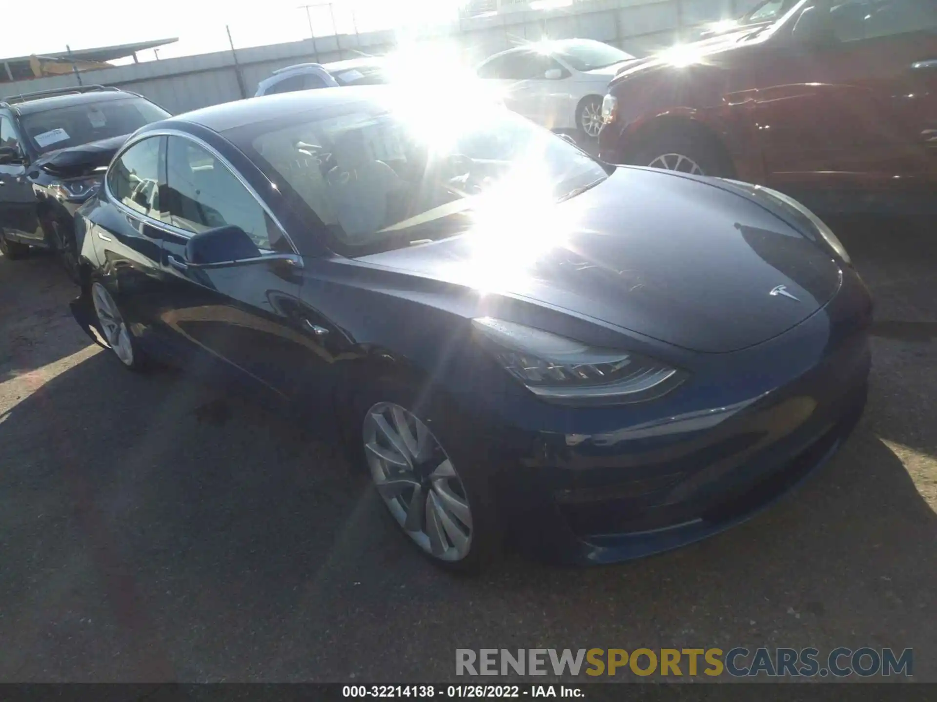 1 Фотография поврежденного автомобиля 5YJ3E1EB0KF392187 TESLA MODEL 3 2019