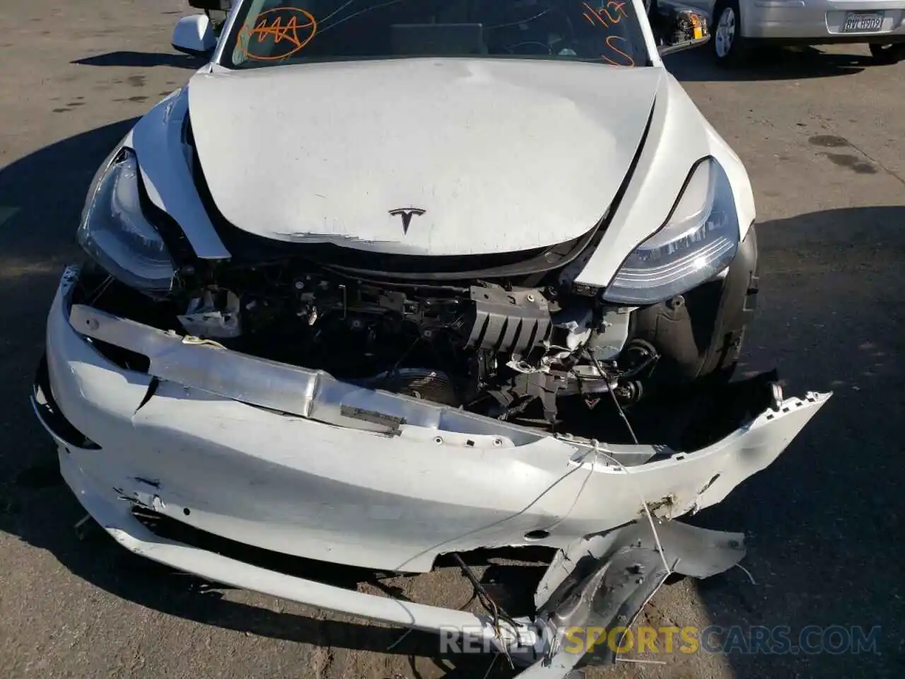 9 Photograph of a damaged car 5YJ3E1EB0KF429464 TESLA MODEL 3 2019