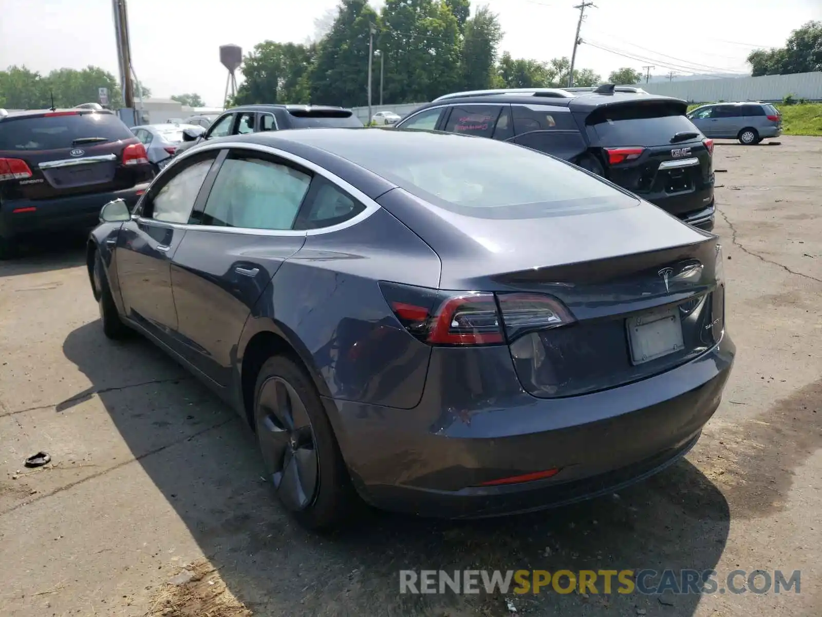 3 Photograph of a damaged car 5YJ3E1EB0KF432722 TESLA MODEL 3 2019