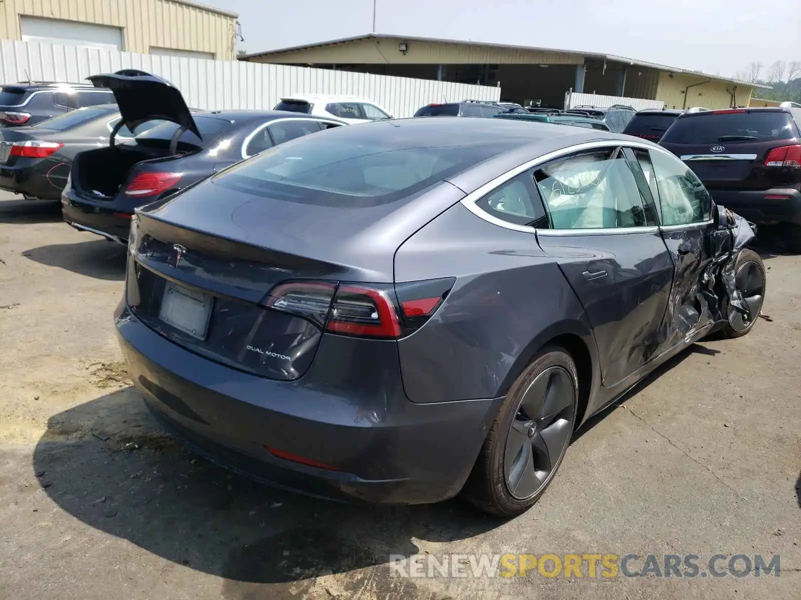 4 Photograph of a damaged car 5YJ3E1EB0KF432722 TESLA MODEL 3 2019