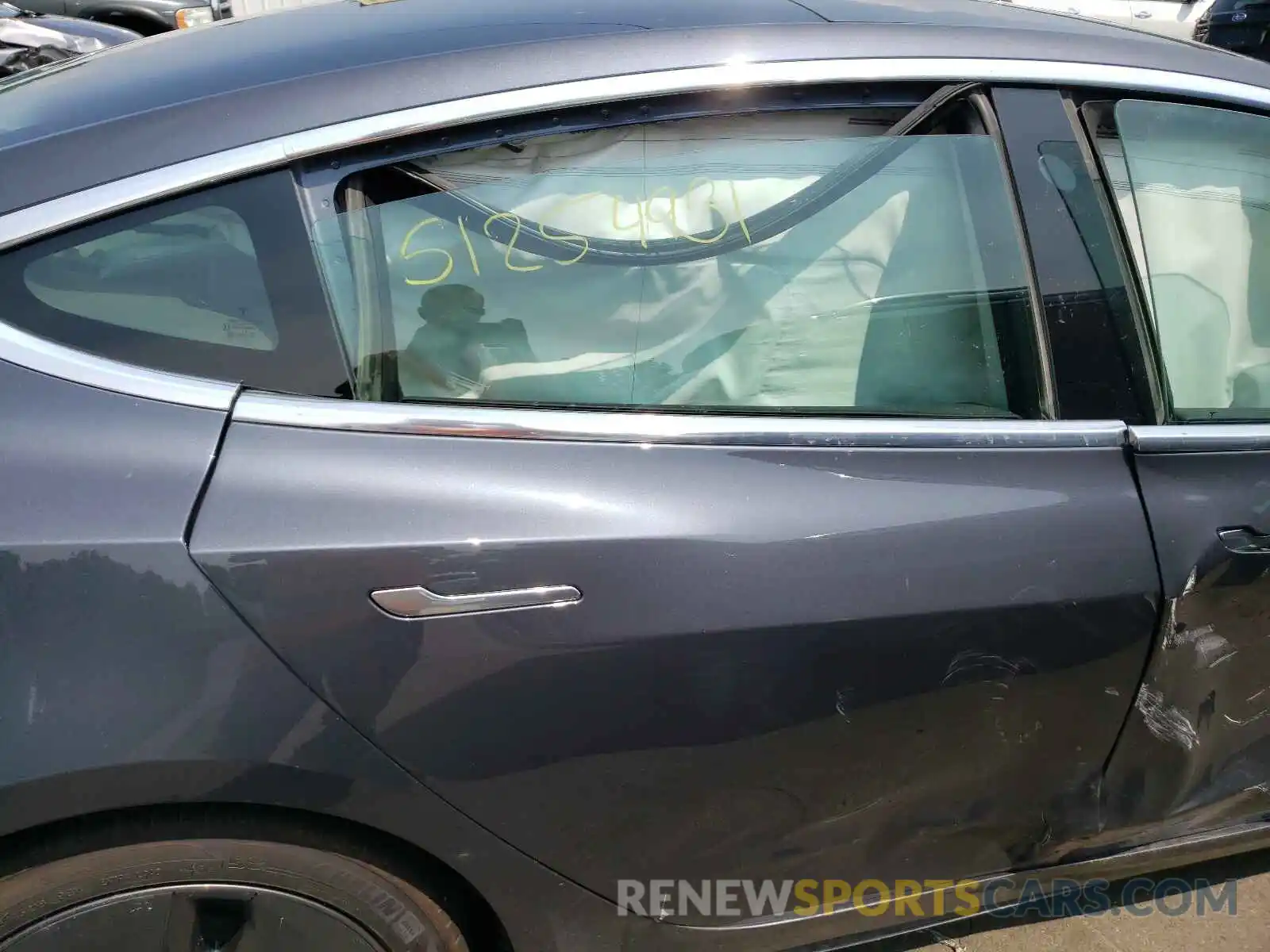 6 Photograph of a damaged car 5YJ3E1EB0KF432722 TESLA MODEL 3 2019