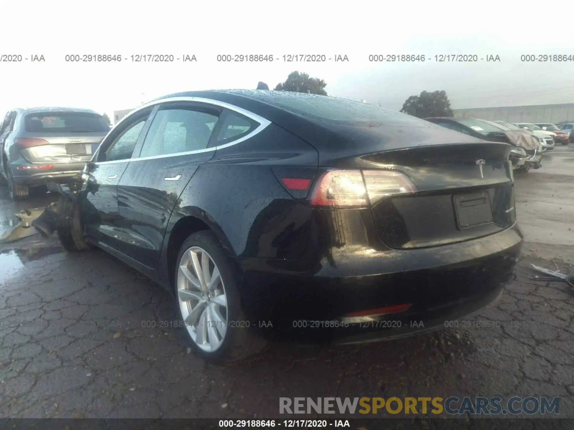 3 Photograph of a damaged car 5YJ3E1EB0KF433580 TESLA MODEL 3 2019