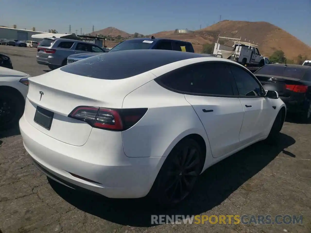 4 Photograph of a damaged car 5YJ3E1EB0KF434096 TESLA MODEL 3 2019