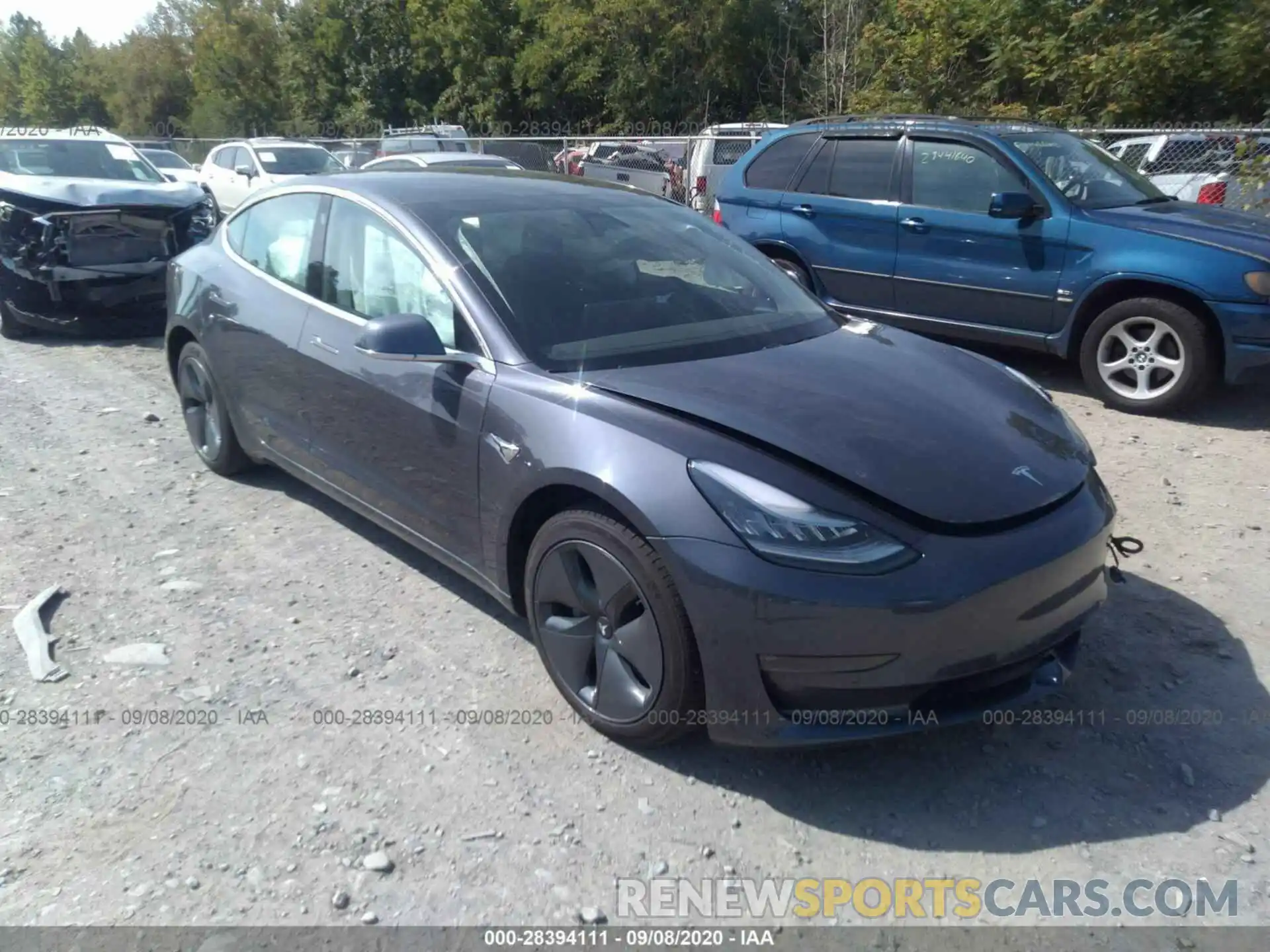 1 Photograph of a damaged car 5YJ3E1EB0KF441937 TESLA MODEL 3 2019