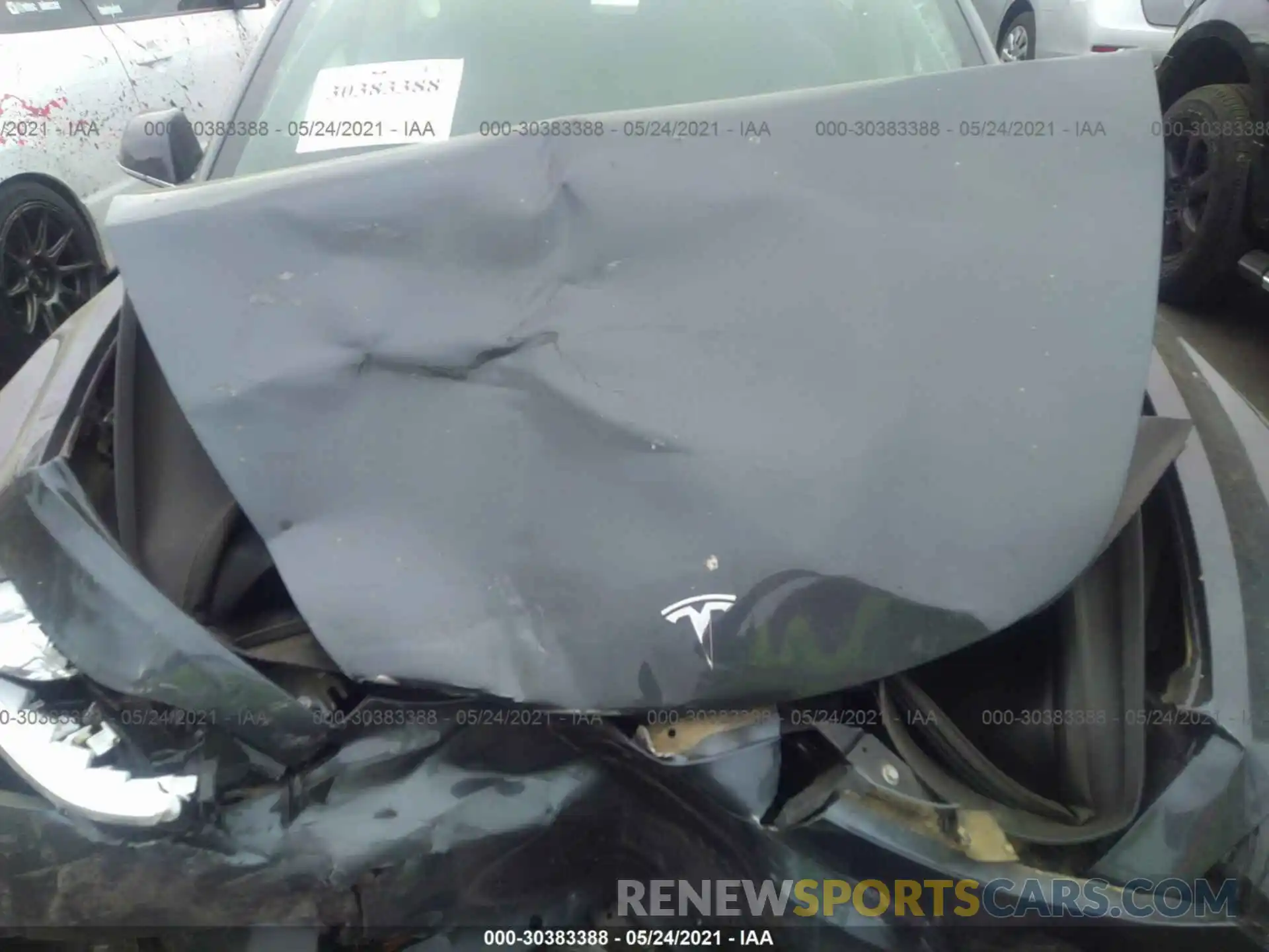 10 Photograph of a damaged car 5YJ3E1EB0KF452260 TESLA MODEL 3 2019