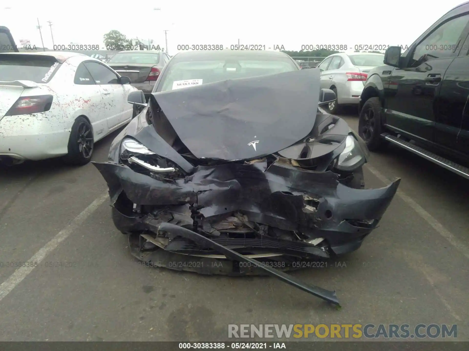 6 Photograph of a damaged car 5YJ3E1EB0KF452260 TESLA MODEL 3 2019