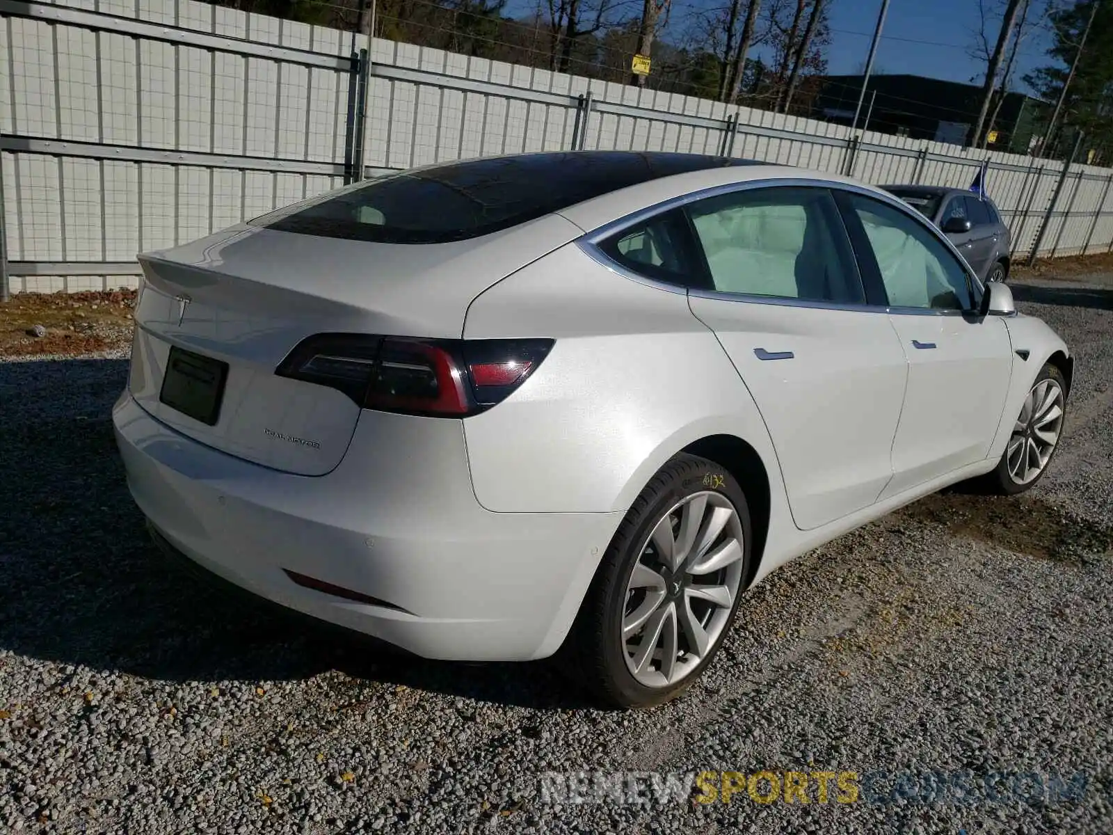 4 Photograph of a damaged car 5YJ3E1EB0KF454655 TESLA MODEL 3 2019