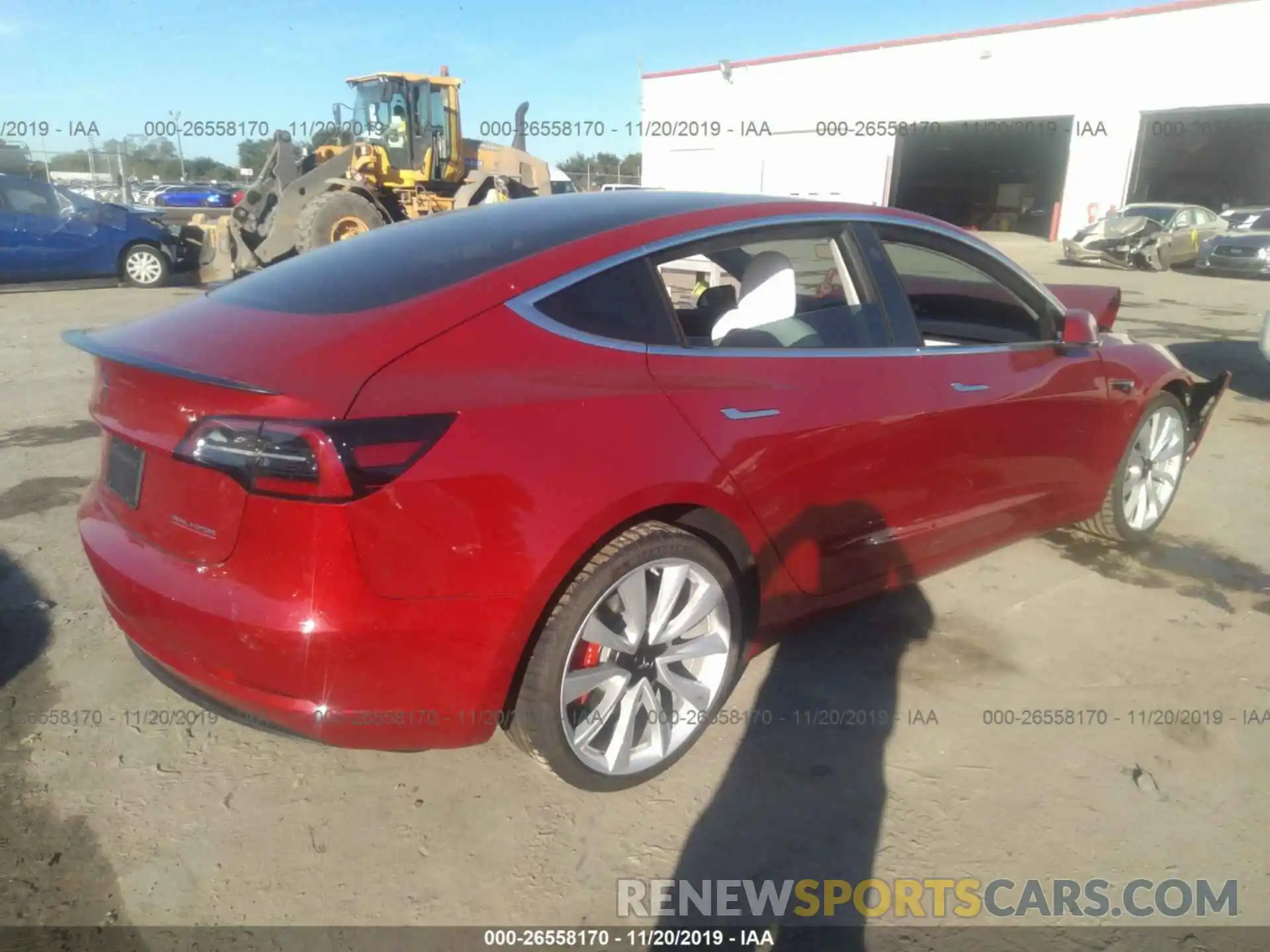 4 Photograph of a damaged car 5YJ3E1EB0KF454901 TESLA MODEL 3 2019