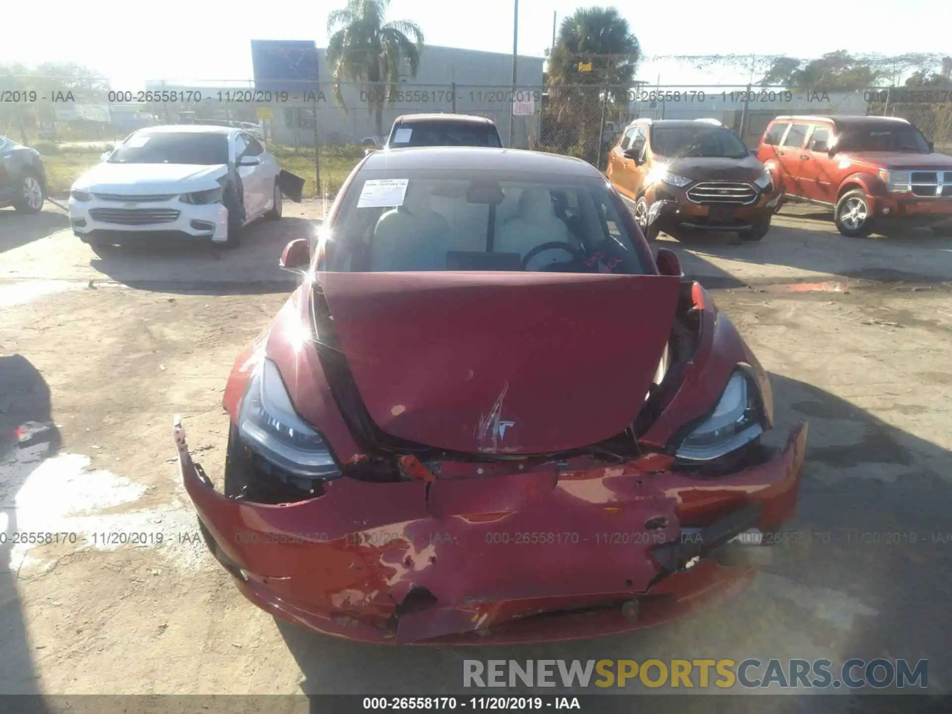 6 Photograph of a damaged car 5YJ3E1EB0KF454901 TESLA MODEL 3 2019