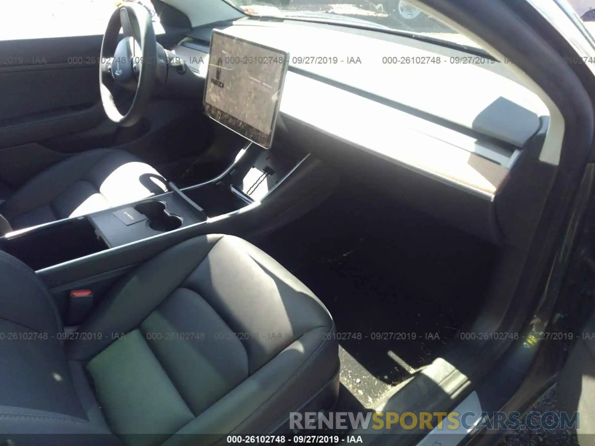 5 Photograph of a damaged car 5YJ3E1EB0KF465011 TESLA MODEL 3 2019