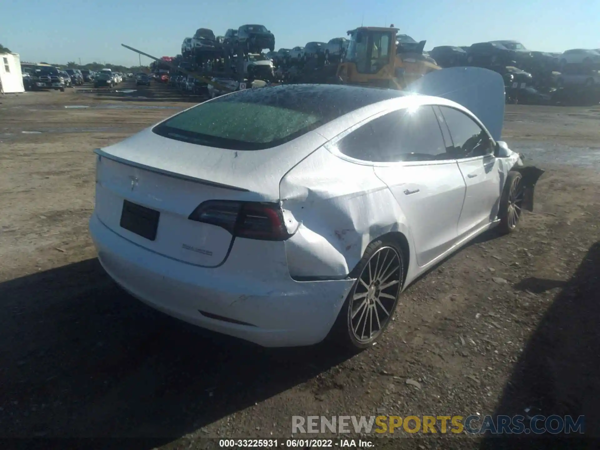 4 Photograph of a damaged car 5YJ3E1EB0KF487610 TESLA MODEL 3 2019