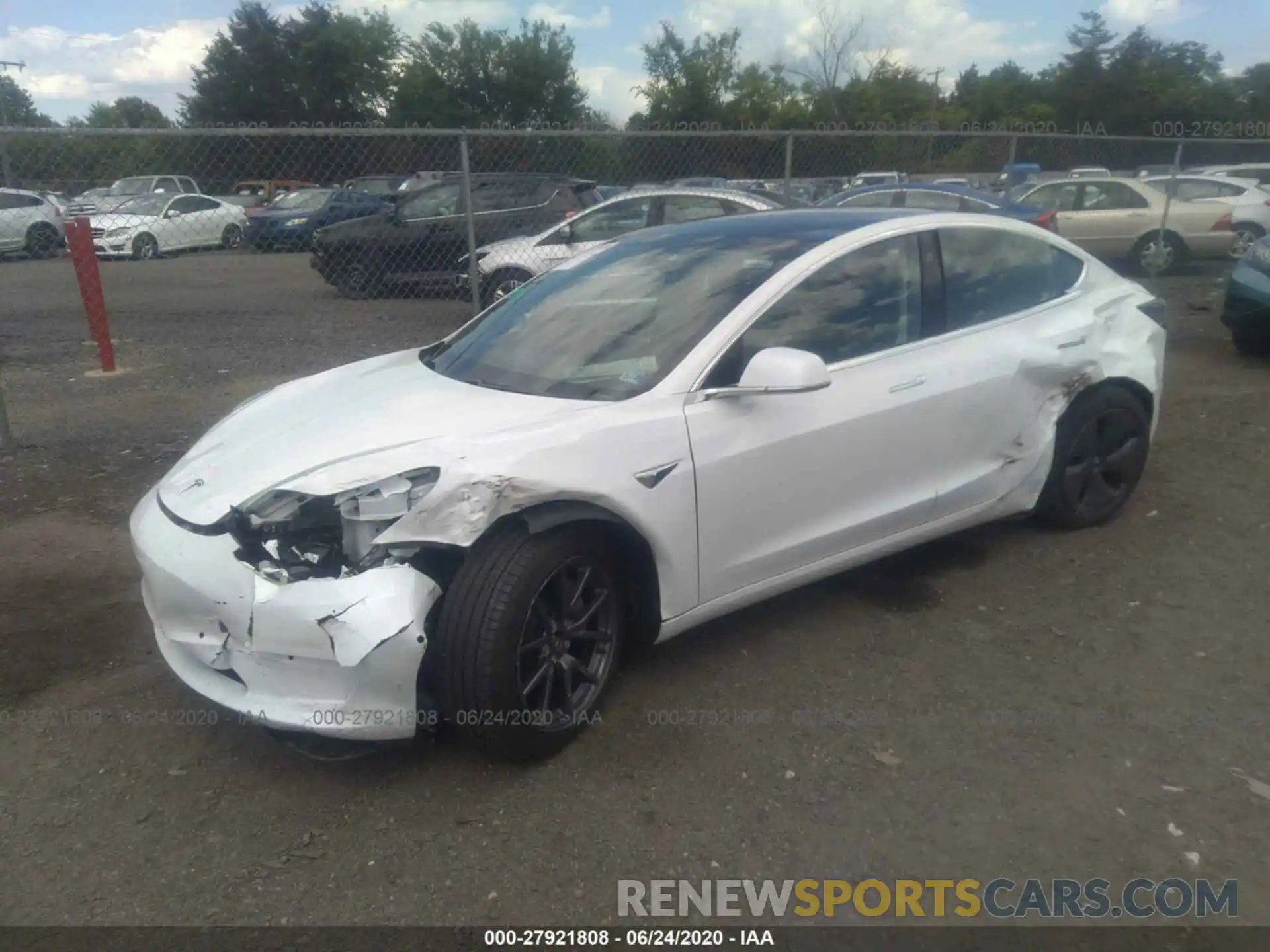 6 Photograph of a damaged car 5YJ3E1EB0KF493200 TESLA MODEL 3 2019