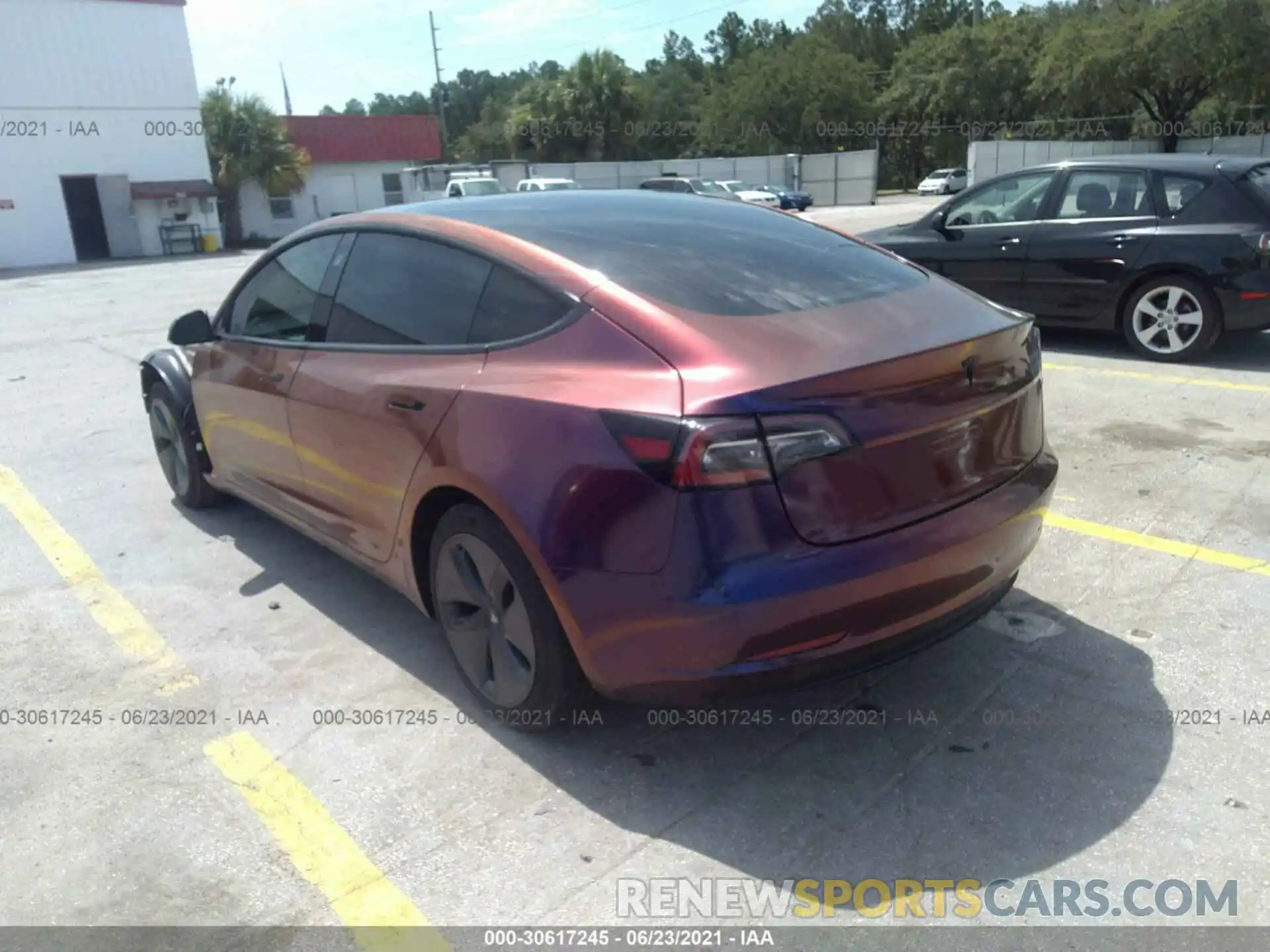 3 Photograph of a damaged car 5YJ3E1EB0KF494606 TESLA MODEL 3 2019