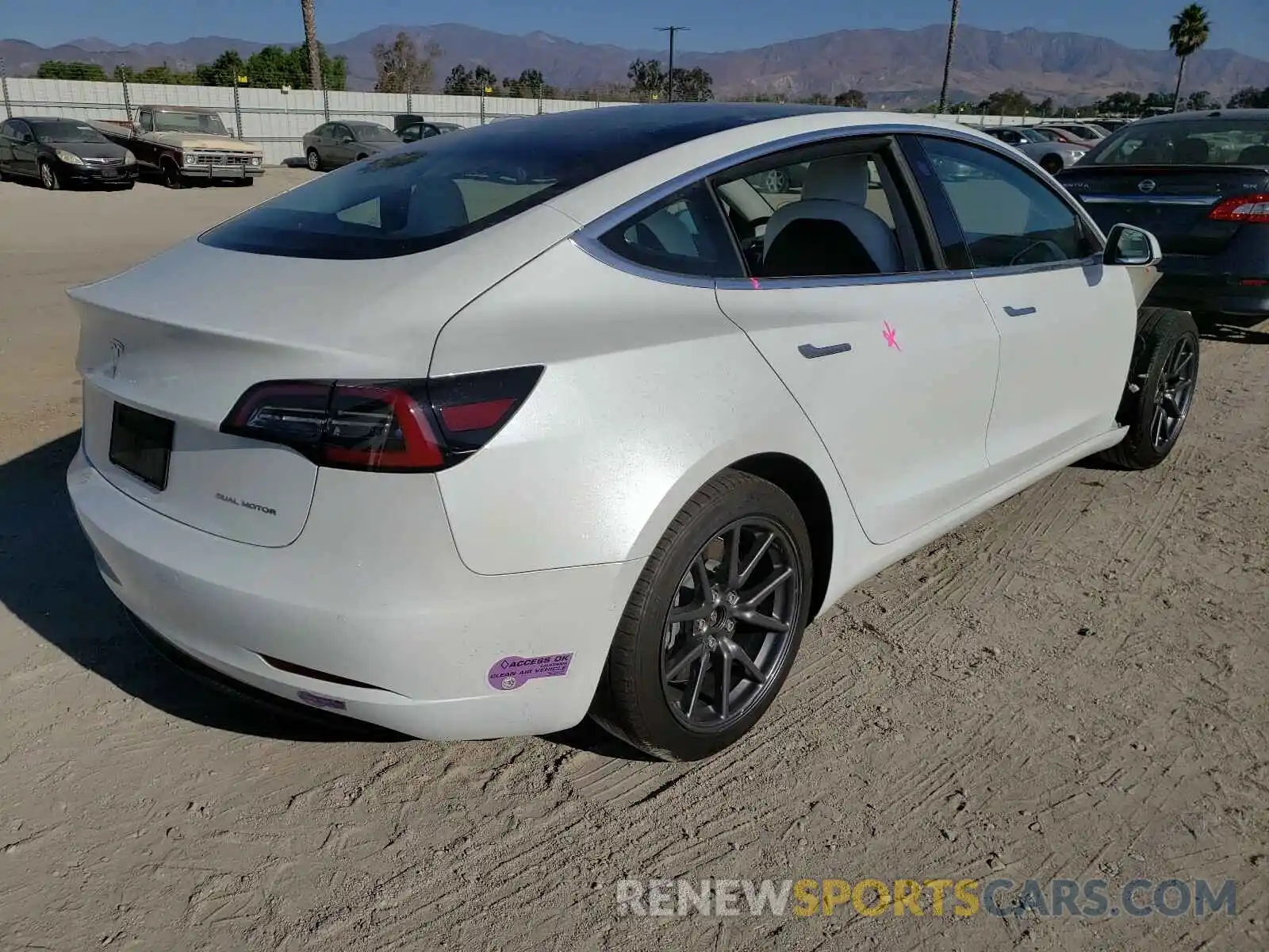 4 Photograph of a damaged car 5YJ3E1EB0KF494654 TESLA MODEL 3 2019