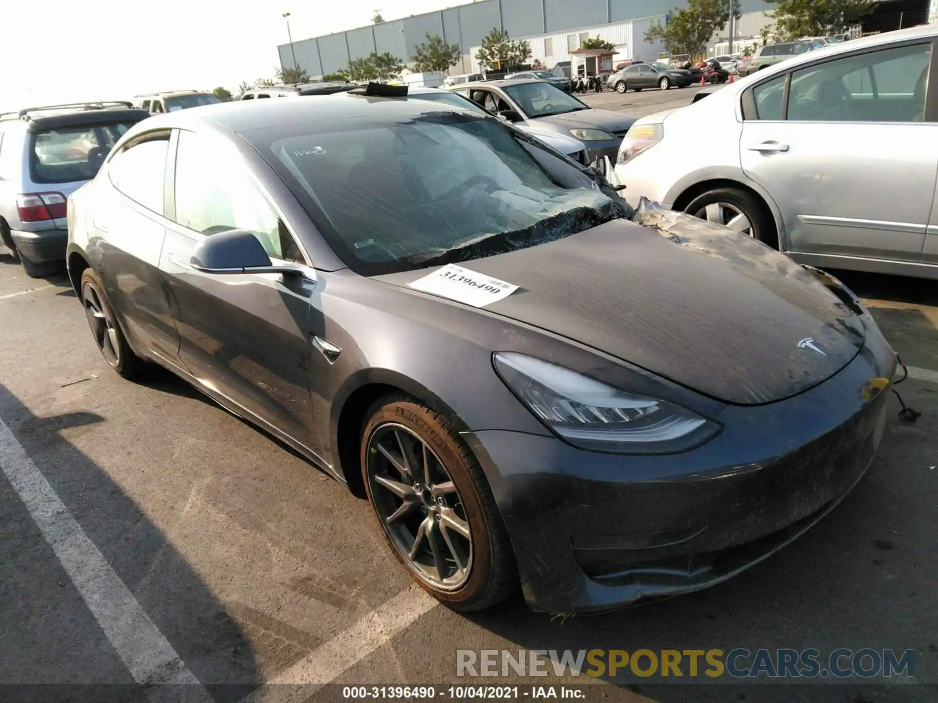 1 Фотография поврежденного автомобиля 5YJ3E1EB0KF510030 TESLA MODEL 3 2019