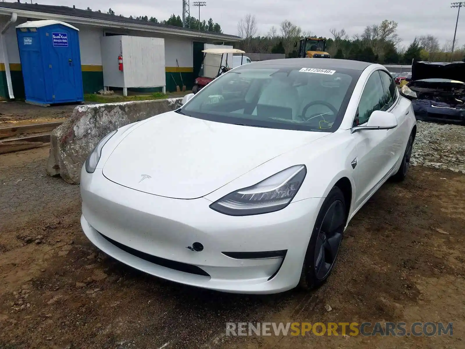 9 Photograph of a damaged car 5YJ3E1EB0KF513011 TESLA MODEL 3 2019