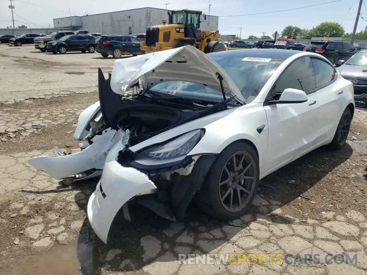 2 Фотография поврежденного автомобиля 5YJ3E1EB0KF513171 TESLA MODEL 3 2019