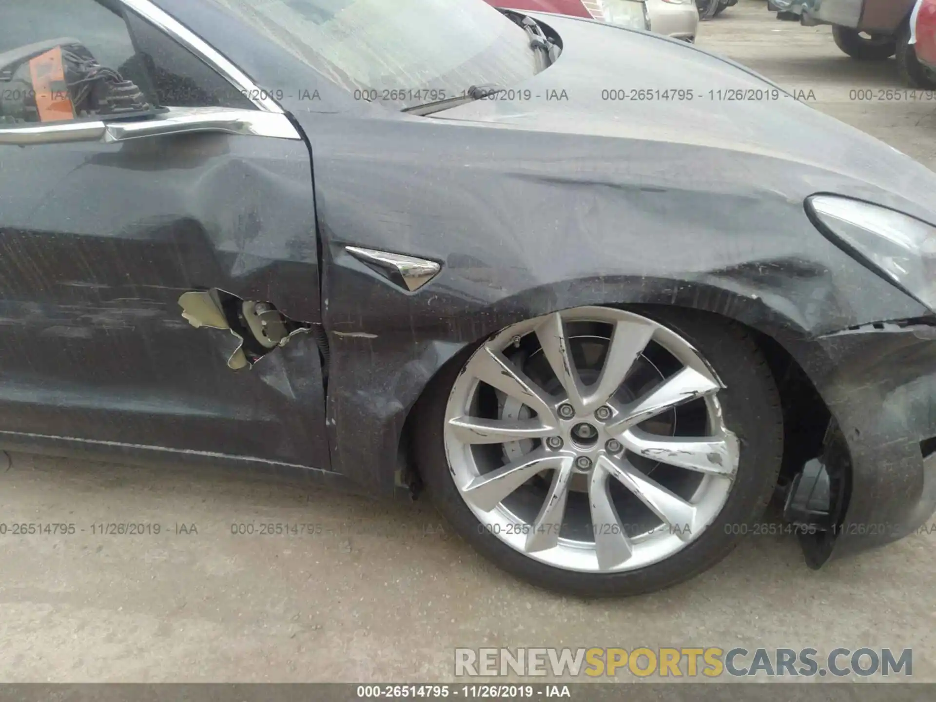 6 Photograph of a damaged car 5YJ3E1EB0KF529967 TESLA MODEL 3 2019