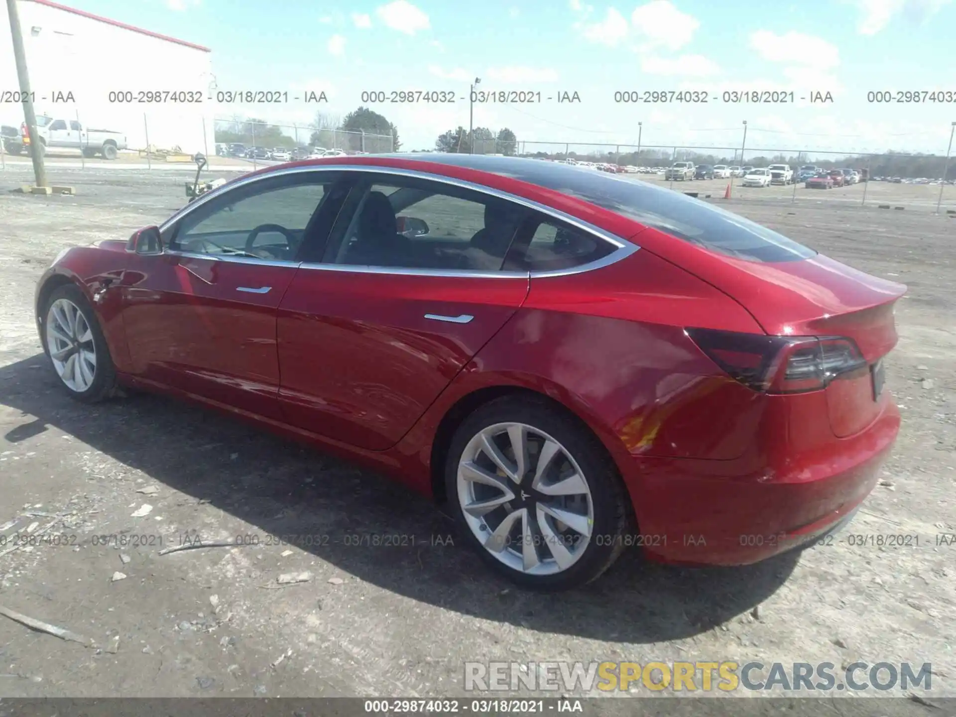 3 Photograph of a damaged car 5YJ3E1EB1KF150489 TESLA MODEL 3 2019