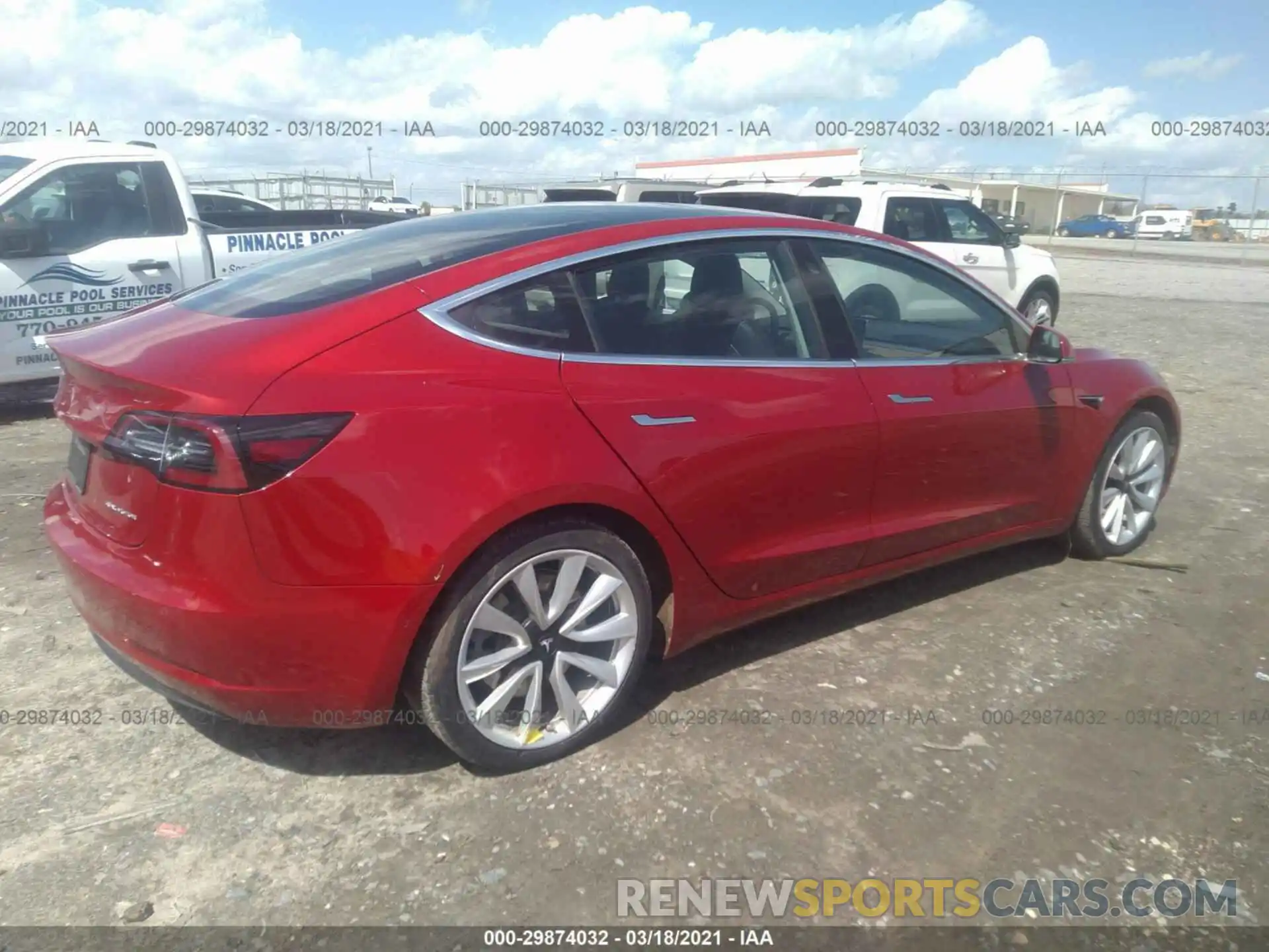 4 Фотография поврежденного автомобиля 5YJ3E1EB1KF150489 TESLA MODEL 3 2019