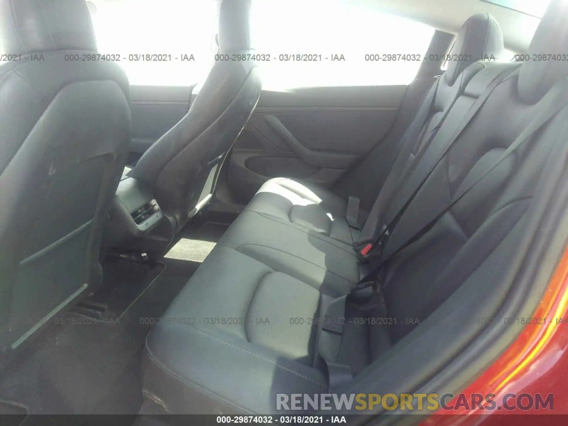 8 Photograph of a damaged car 5YJ3E1EB1KF150489 TESLA MODEL 3 2019