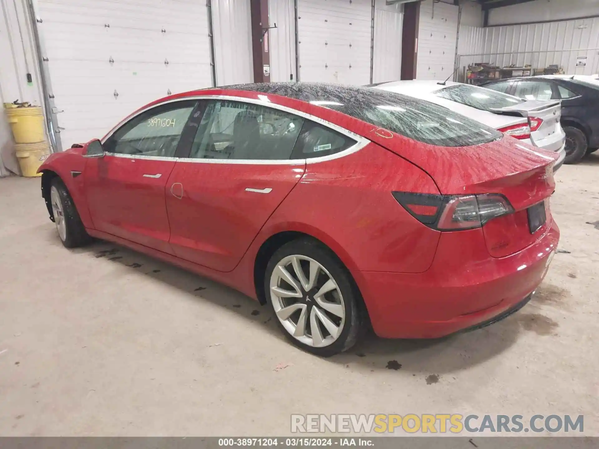 3 Photograph of a damaged car 5YJ3E1EB1KF194508 TESLA MODEL 3 2019