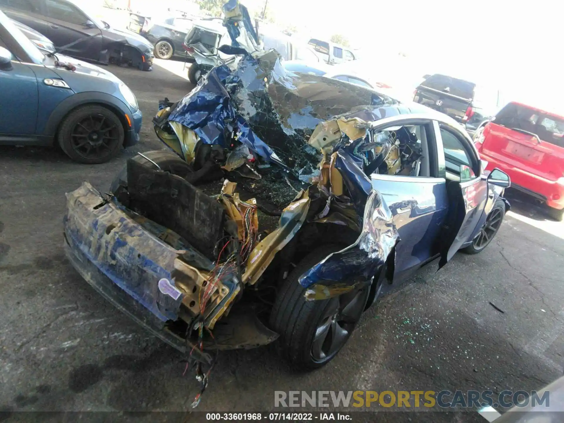 4 Photograph of a damaged car 5YJ3E1EB1KF194928 TESLA MODEL 3 2019