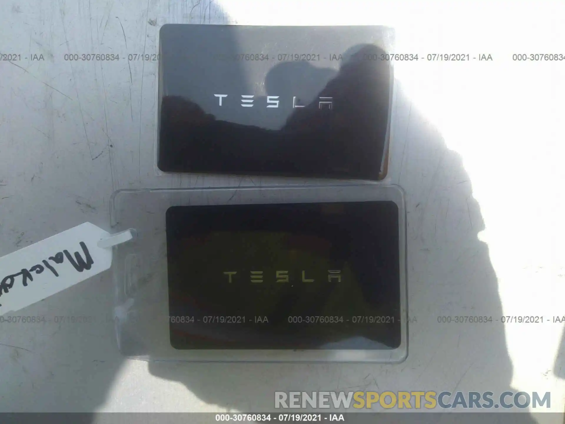 11 Photograph of a damaged car 5YJ3E1EB1KF195058 TESLA MODEL 3 2019