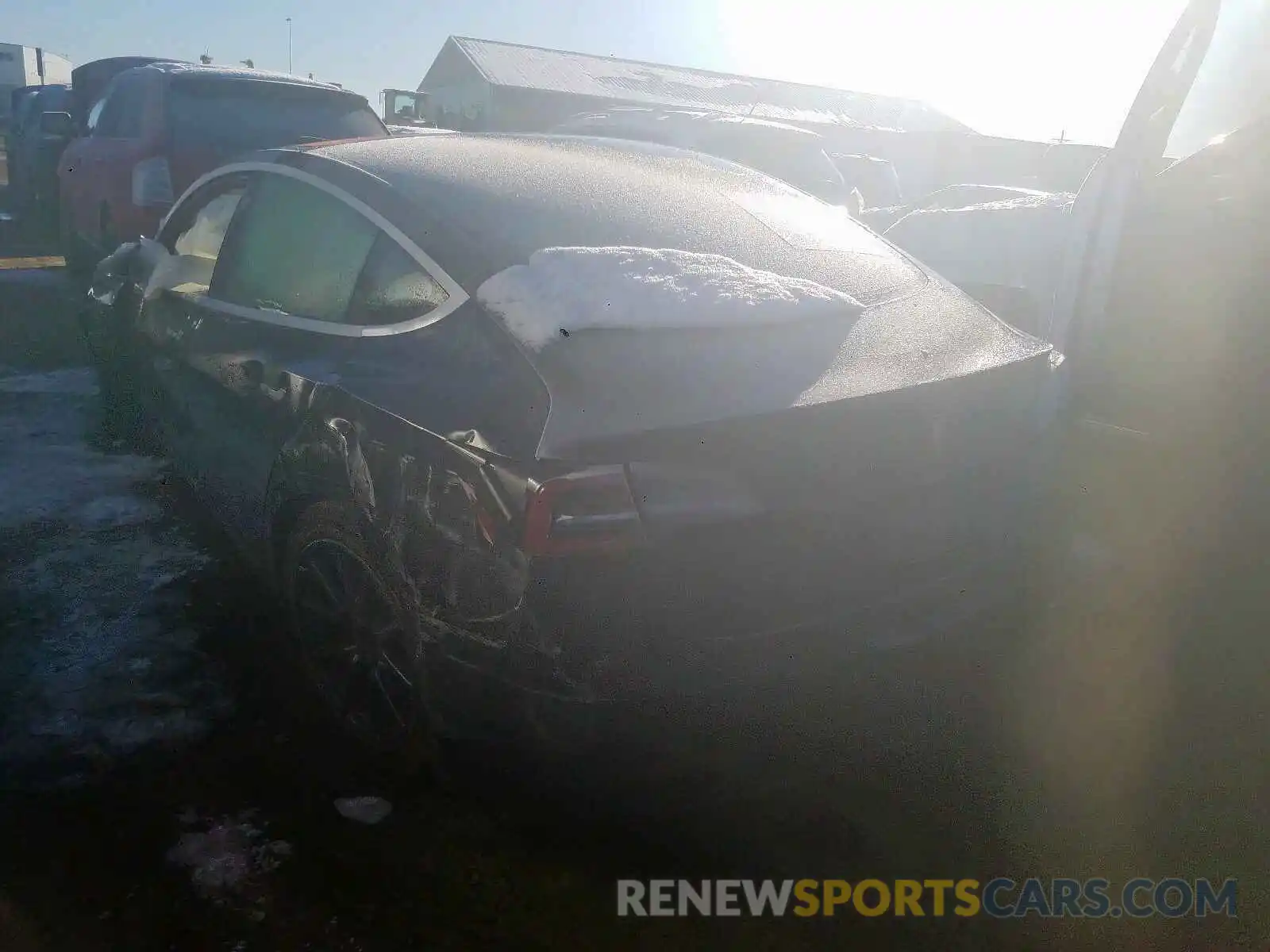 3 Photograph of a damaged car 5YJ3E1EB1KF199174 TESLA MODEL 3 2019