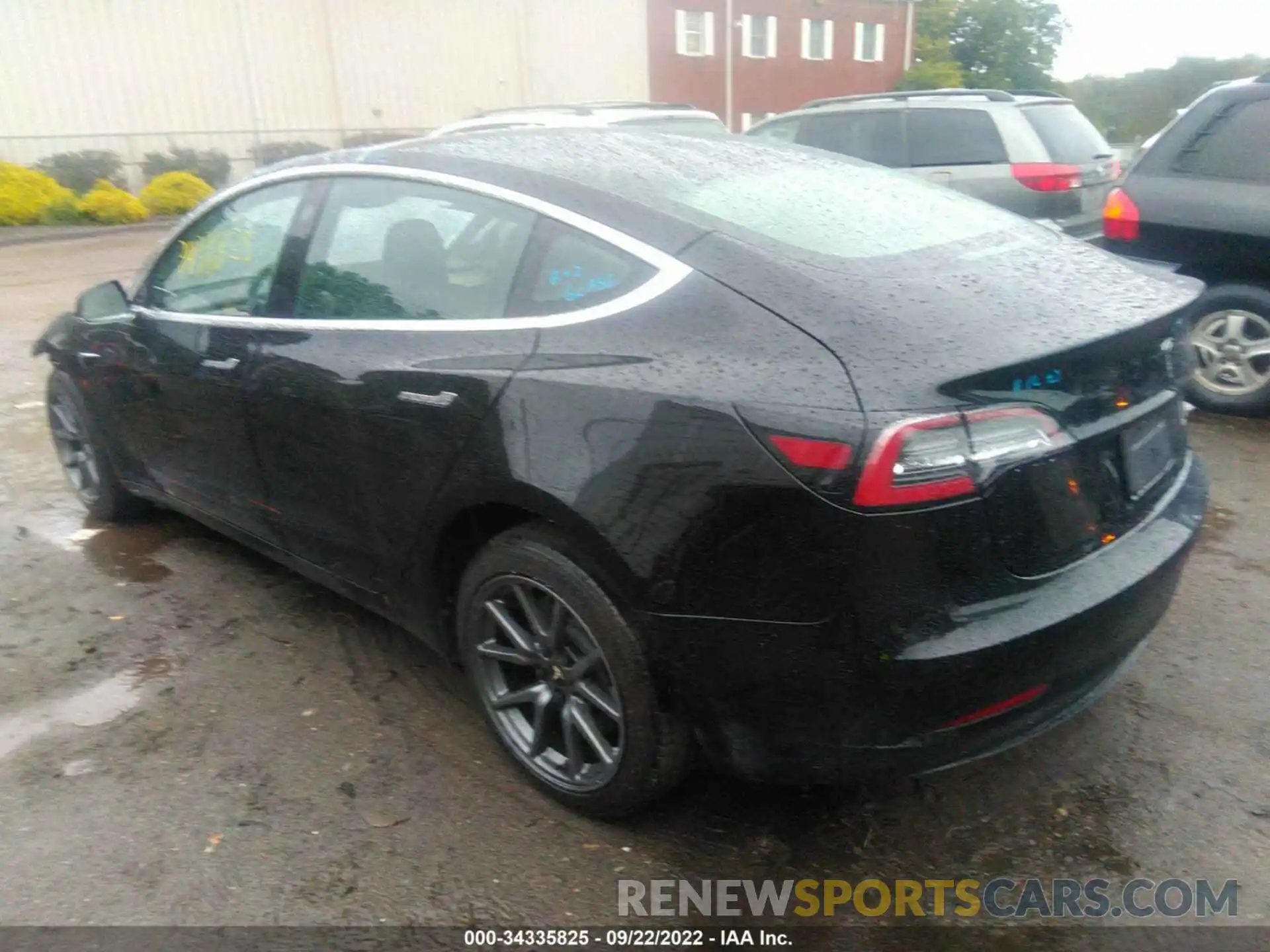 3 Photograph of a damaged car 5YJ3E1EB1KF208889 TESLA MODEL 3 2019