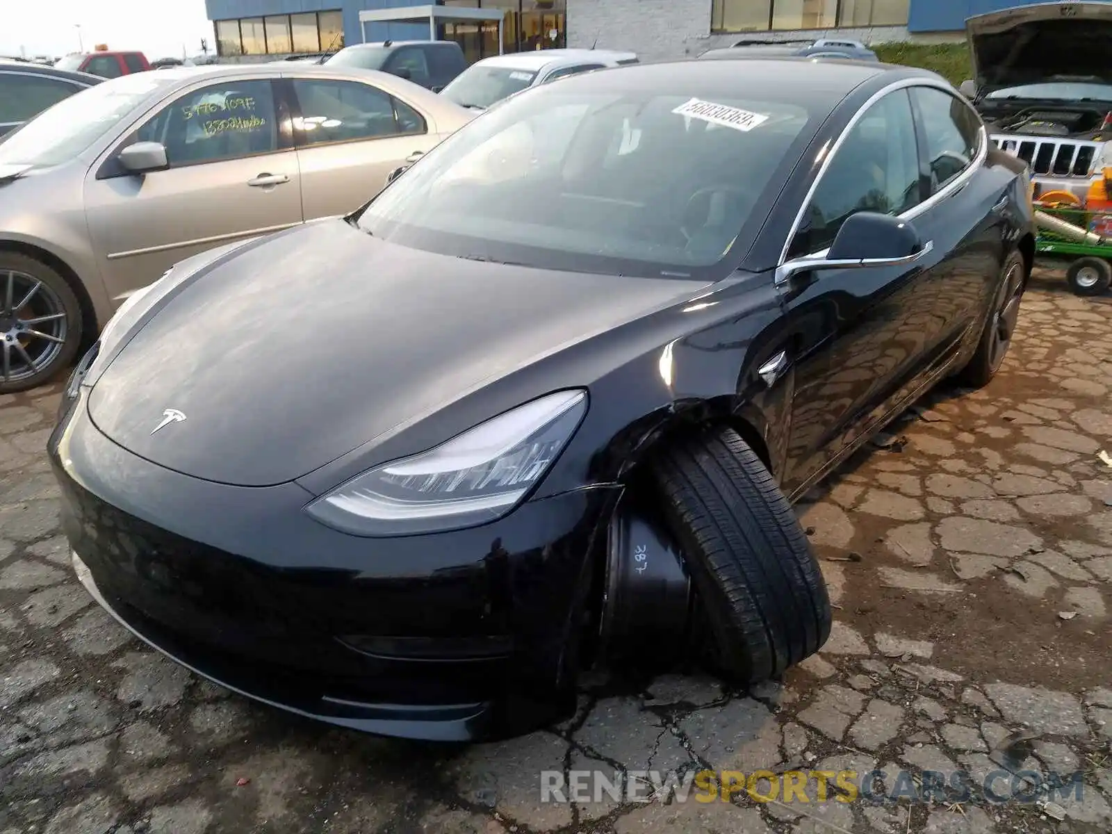 2 Фотография поврежденного автомобиля 5YJ3E1EB1KF209041 TESLA MODEL 3 2019