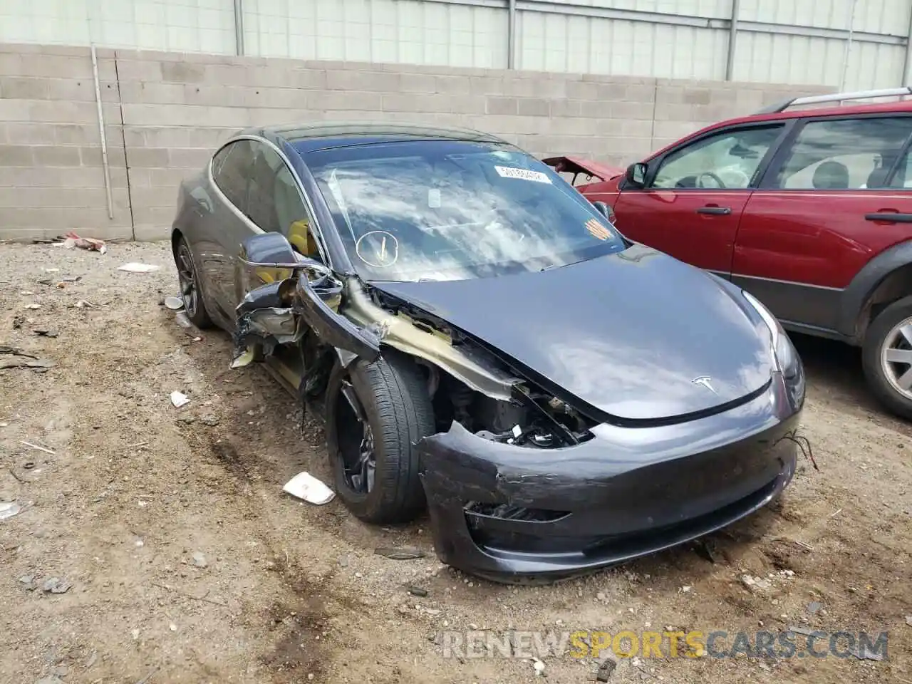 9 Photograph of a damaged car 5YJ3E1EB1KF209976 TESLA MODEL 3 2019