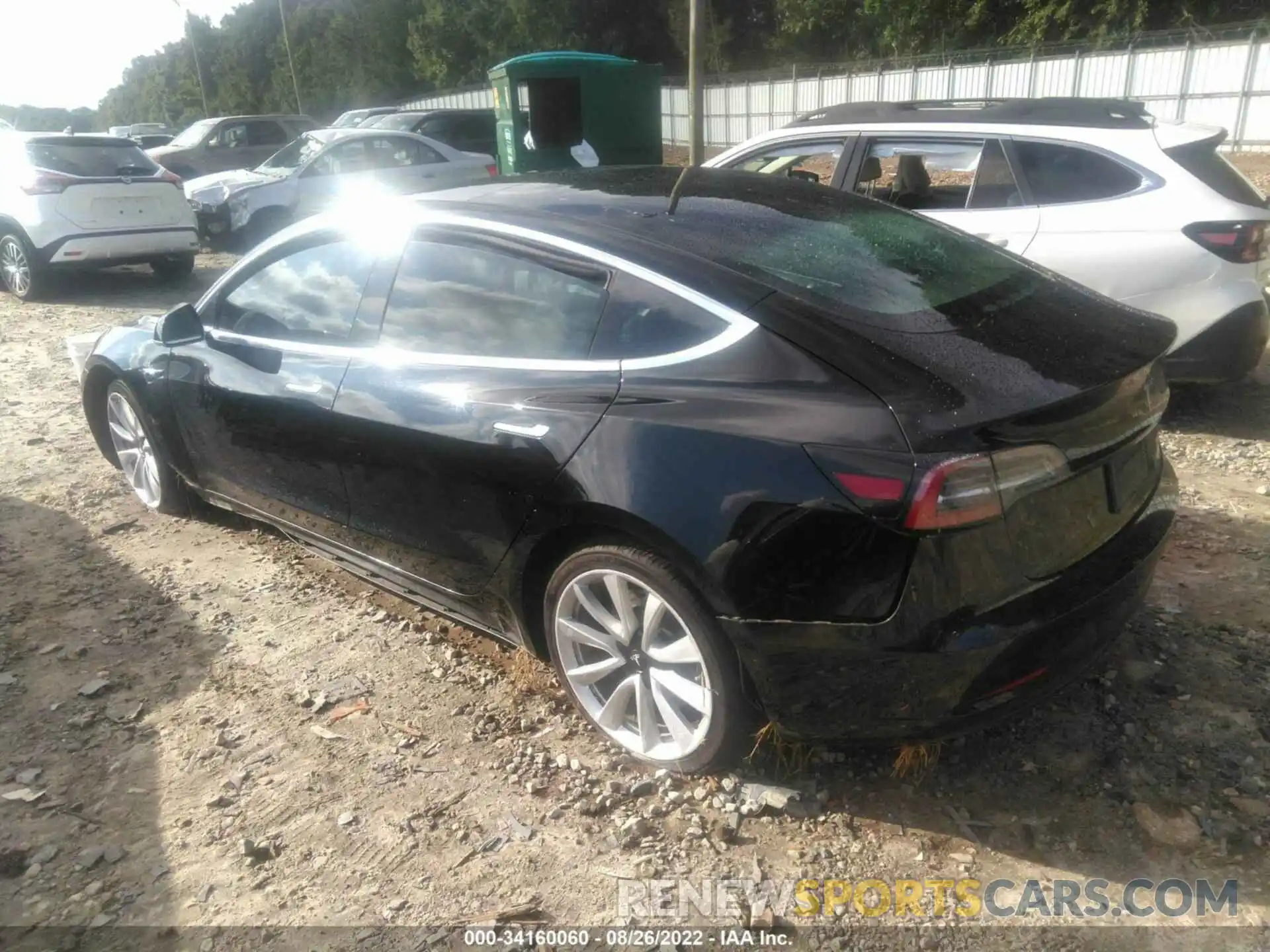 3 Photograph of a damaged car 5YJ3E1EB1KF211999 TESLA MODEL 3 2019