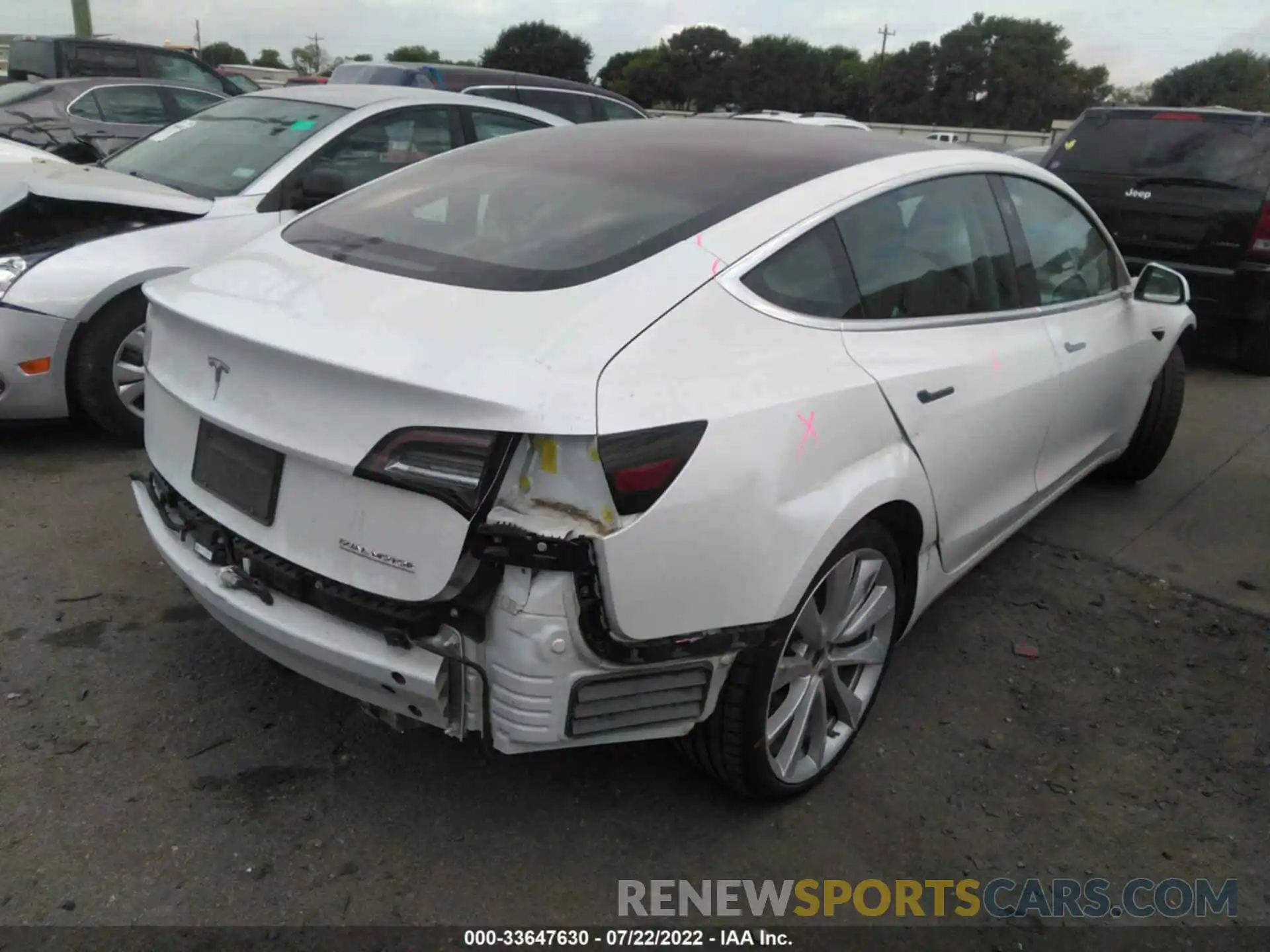 4 Photograph of a damaged car 5YJ3E1EB1KF231766 TESLA MODEL 3 2019