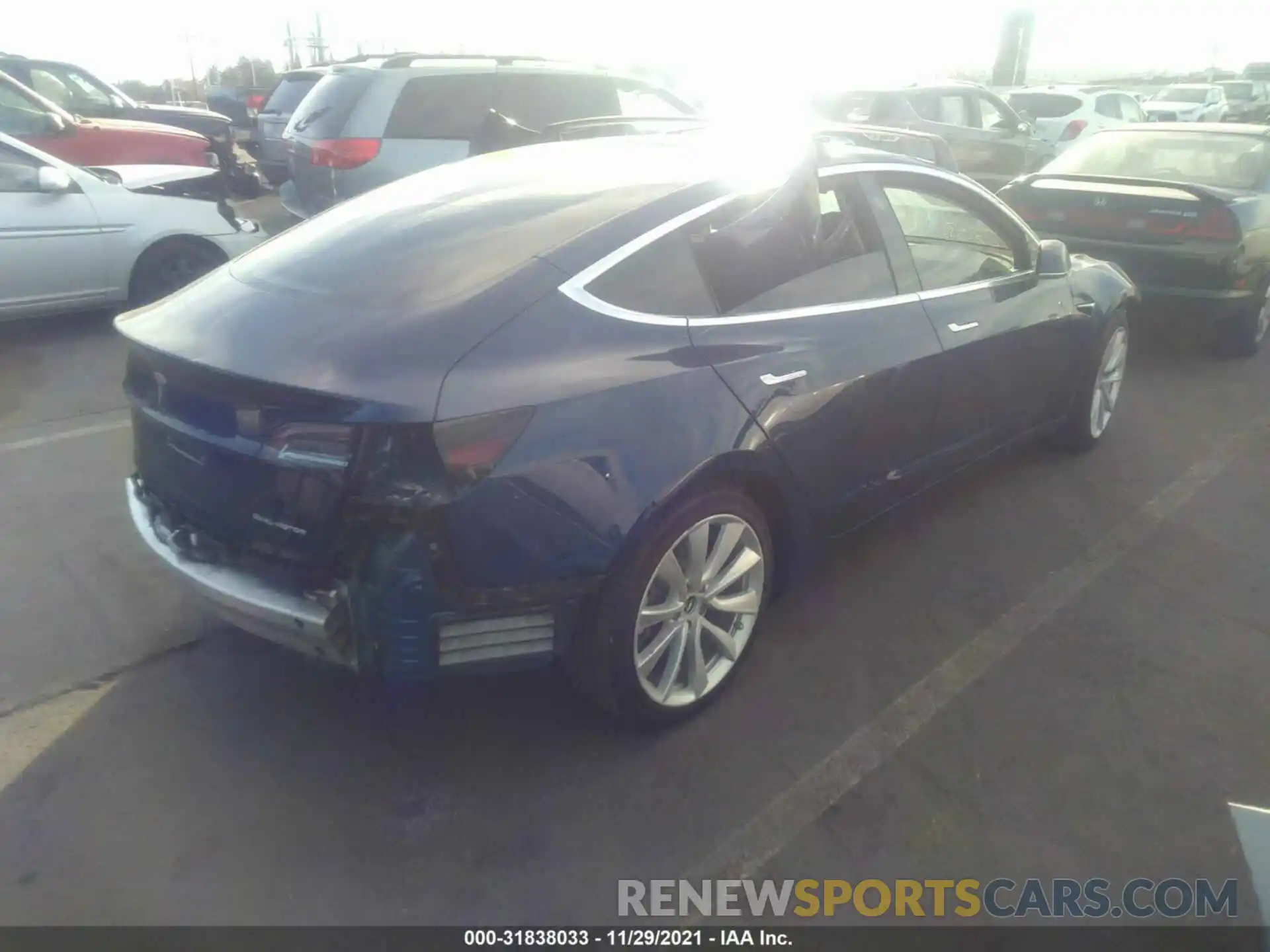 4 Photograph of a damaged car 5YJ3E1EB1KF365600 TESLA MODEL 3 2019