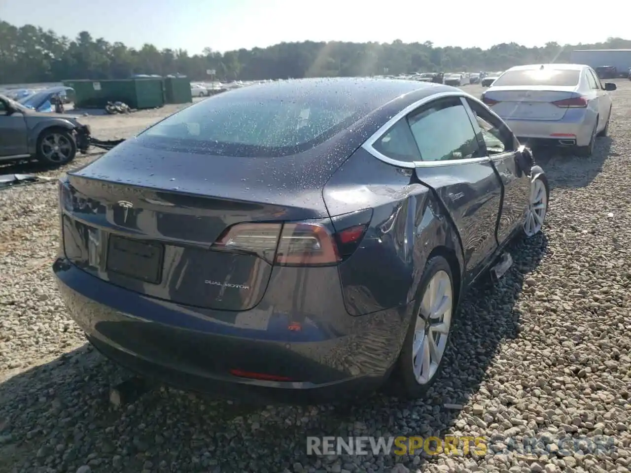 4 Photograph of a damaged car 5YJ3E1EB1KF389265 TESLA MODEL 3 2019