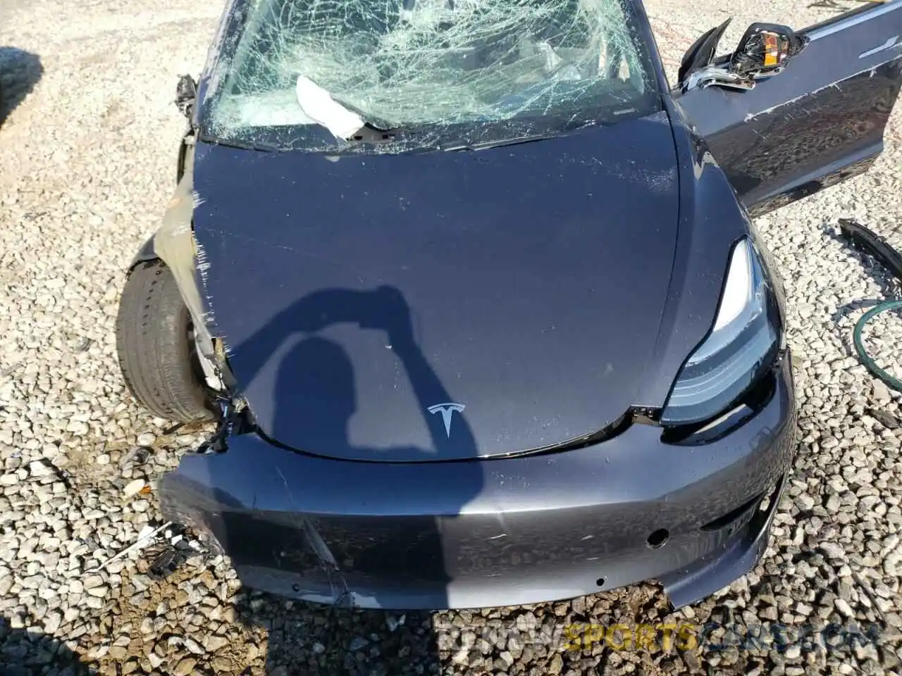 7 Photograph of a damaged car 5YJ3E1EB1KF389265 TESLA MODEL 3 2019