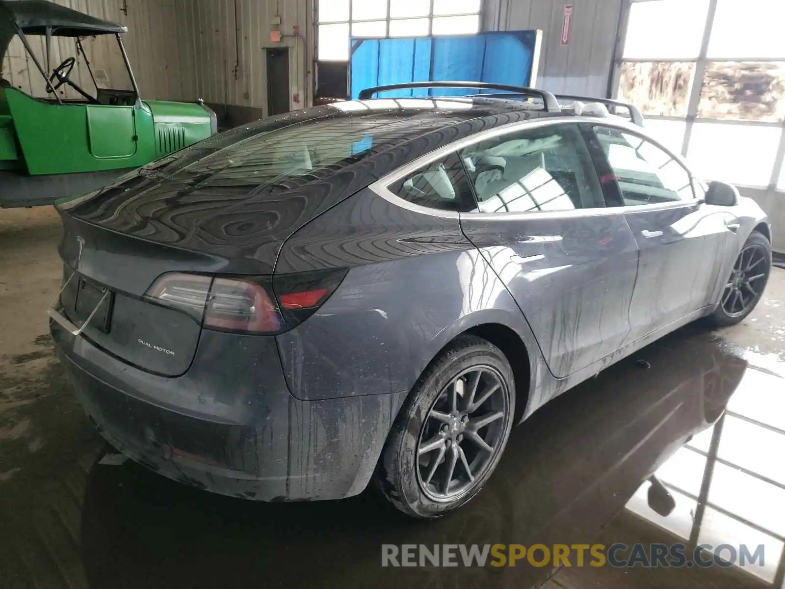 4 Photograph of a damaged car 5YJ3E1EB1KF390948 TESLA MODEL 3 2019