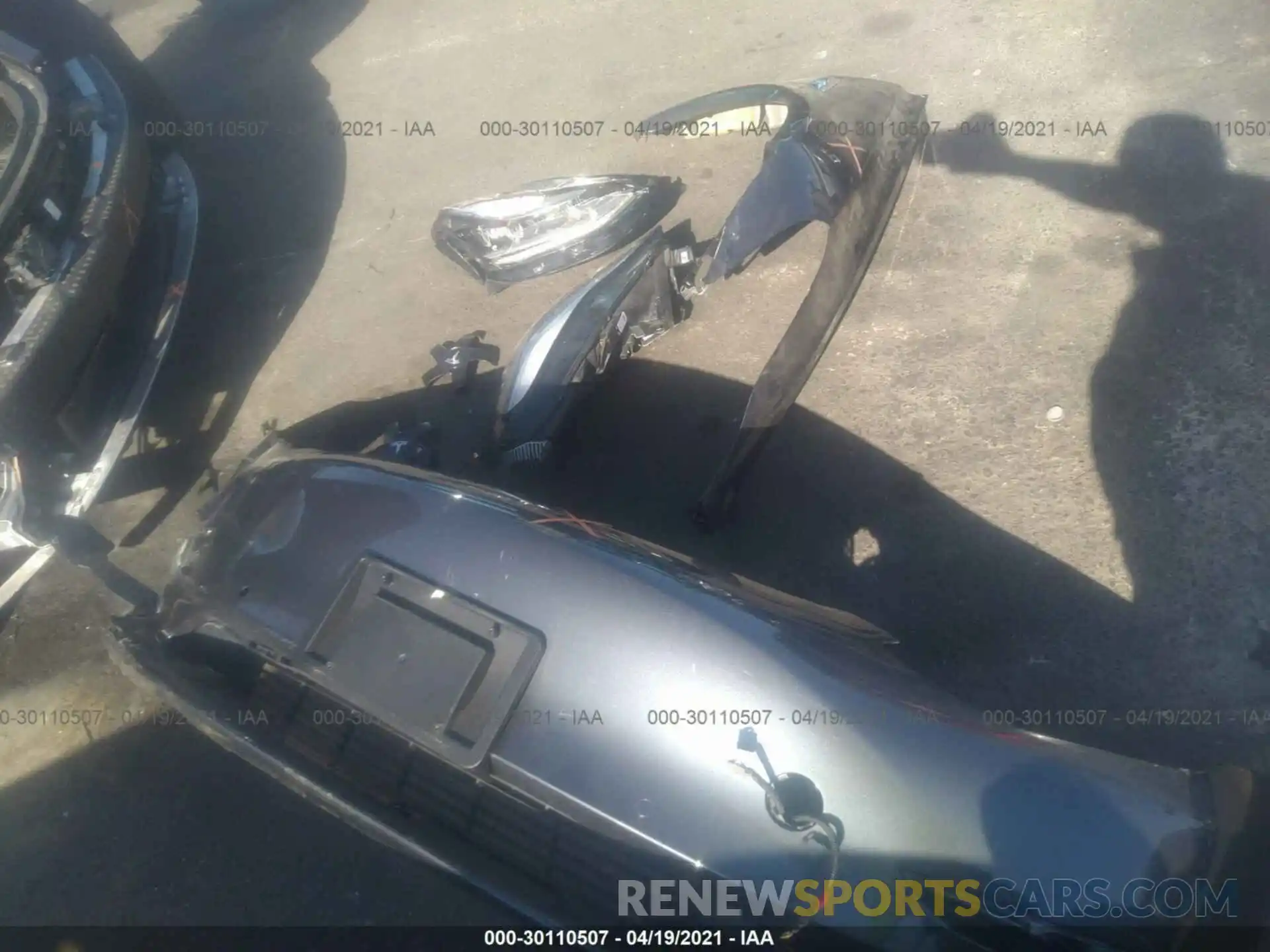 12 Photograph of a damaged car 5YJ3E1EB1KF391727 TESLA MODEL 3 2019